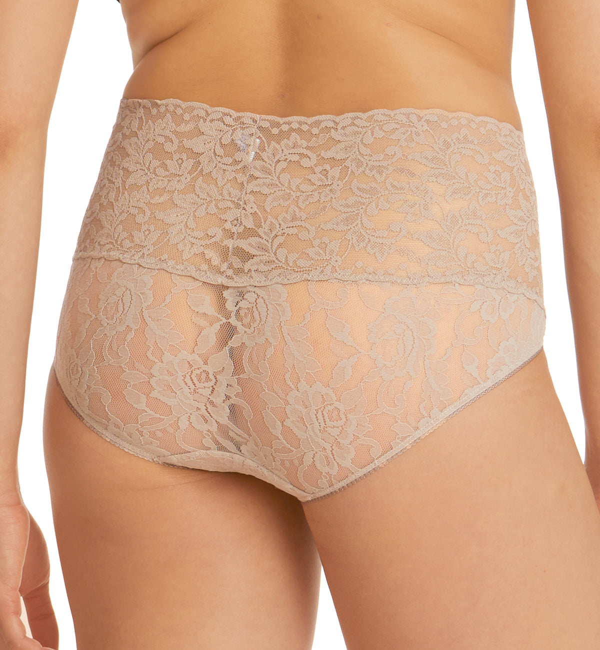 Hanky Panky Retro Lace V-kini (9K2124),Small,Chai - Chai,Small