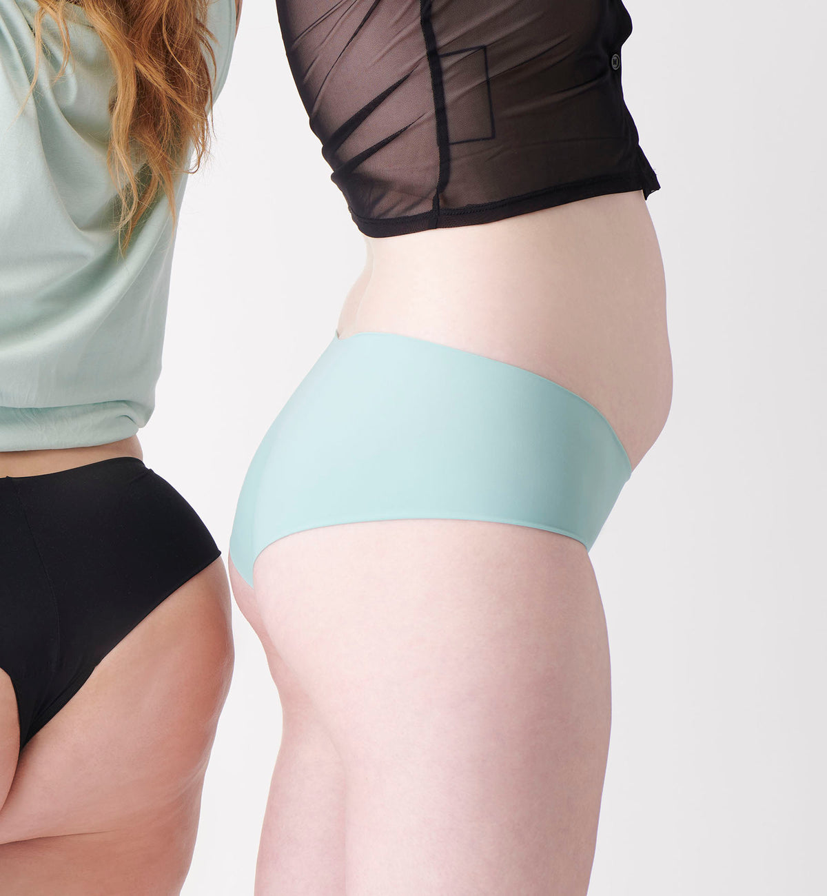 Hanky Panky BreatheSoft Boyshort (6J1281B),Small,Eucalyptus - Eucalyptus,Small