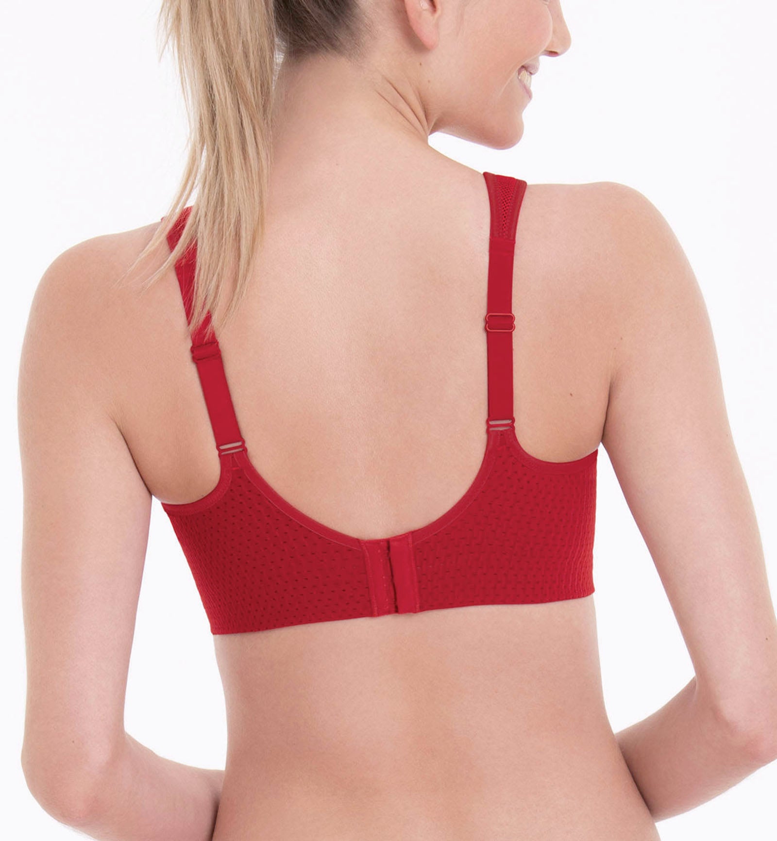 Anita Active Air Control Delta Pad Sports Bra (5544),32C,Lipstick - Lipstick,32C