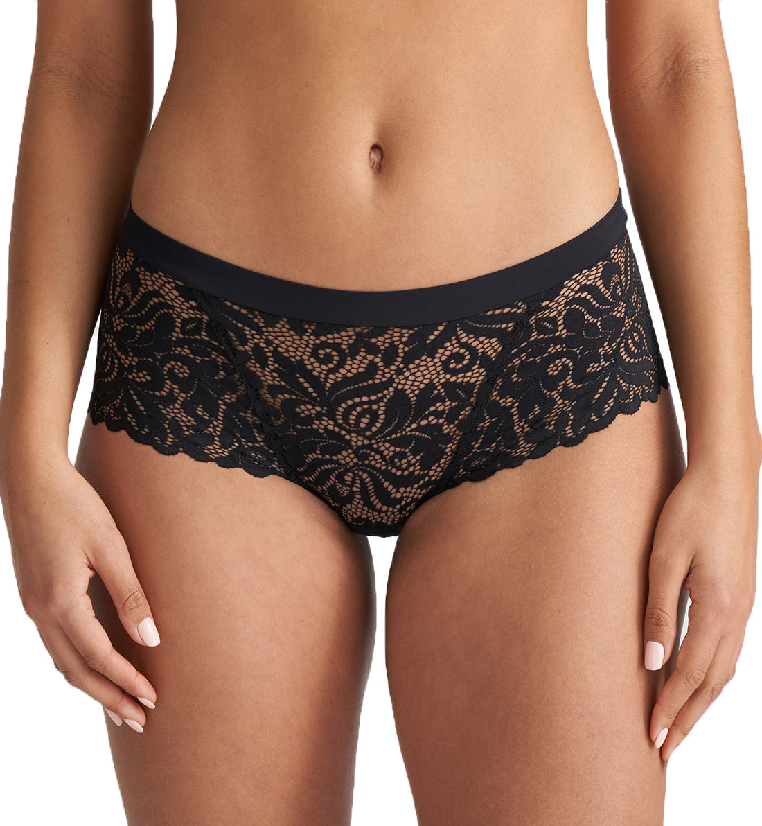 Marie Jo Elis Matching Short Panty (0502503),XS,Black - Black,XS