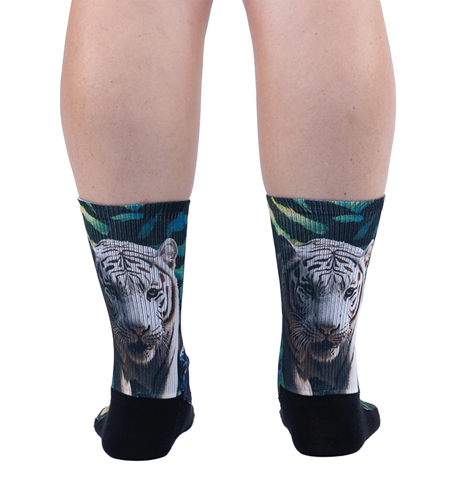 SOCK it to me Athletic Printed Performance Crew Socks (AP0008),Eye of the Tiger - Eye of the Tiger,One Size