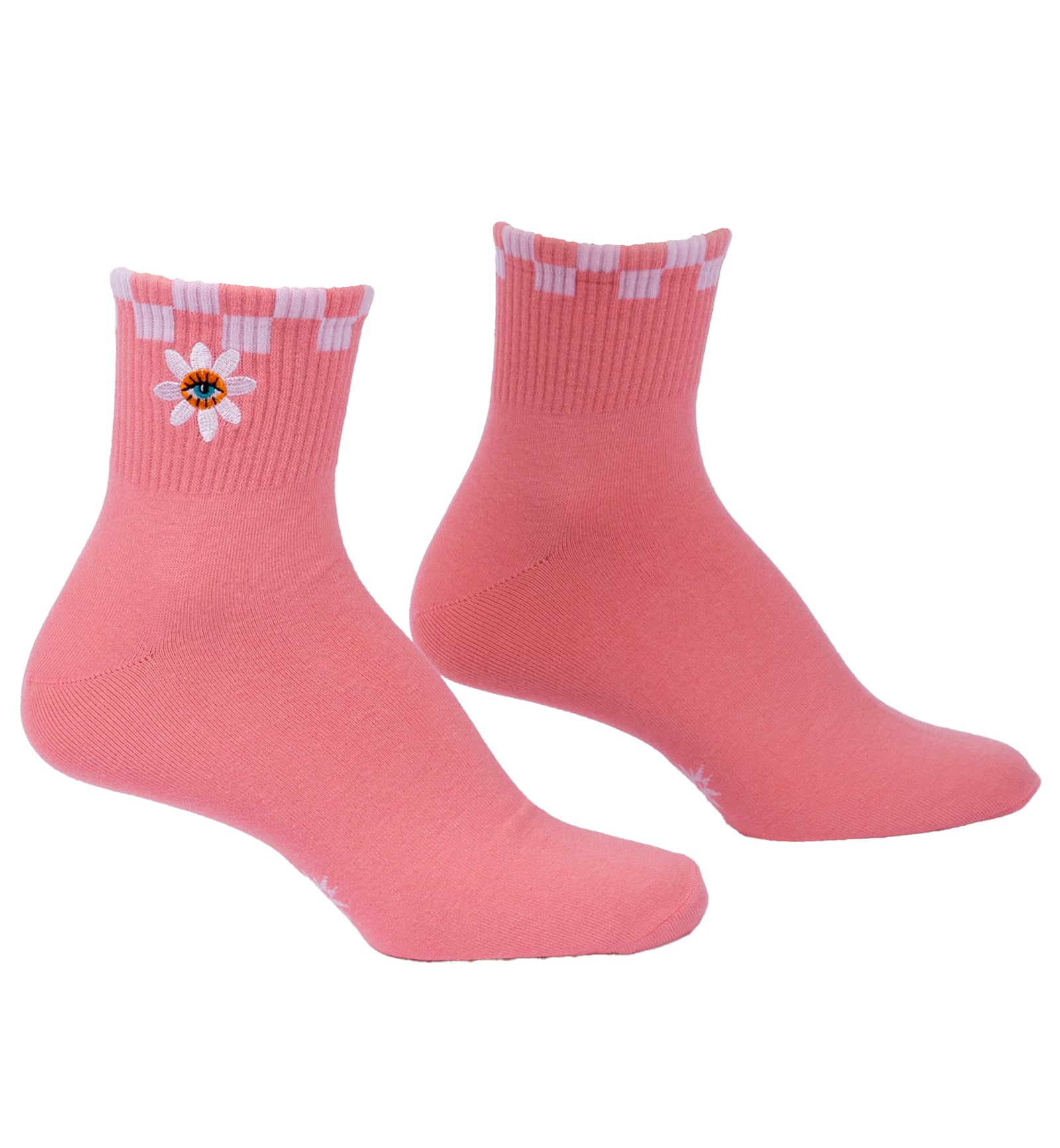 SOCK it to me Quarter Crew Socks (E0016),Eye Feel Seen - Eye Feel Seen,One Size