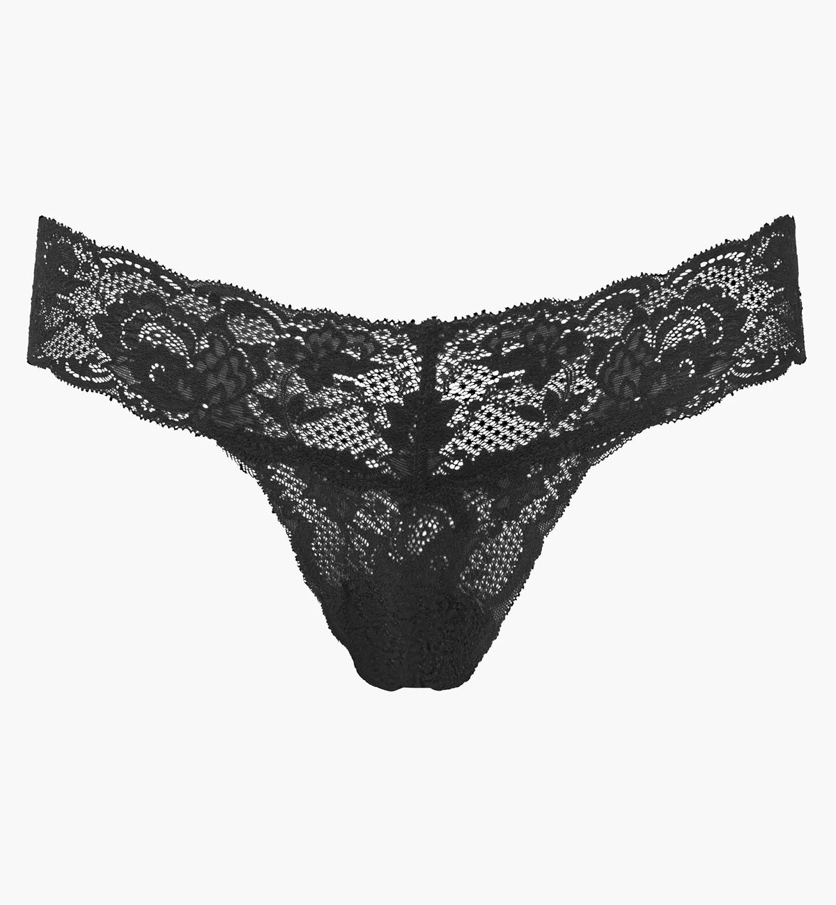 Cosabella Never Say Never Cutie Lowrider Thong (NEVER03ZL),Black - Black,One Size
