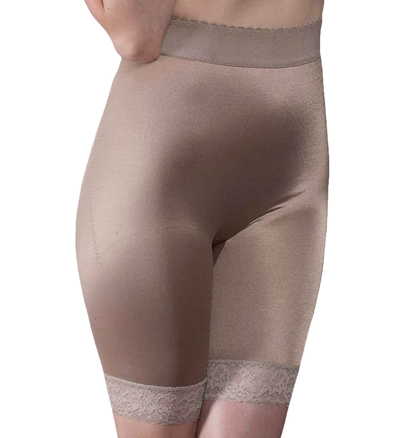 Rago Light Control High Waist Leg Shaper (518),Small,Mocha - Mocha,Small