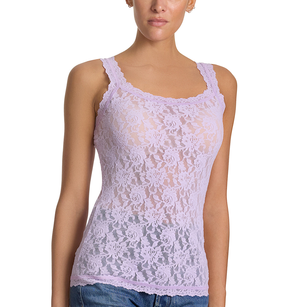 Hanky Panky Signature Lace Unlined Camisole (1390L),XS,Lavender Fields - Lavender Fields,XS