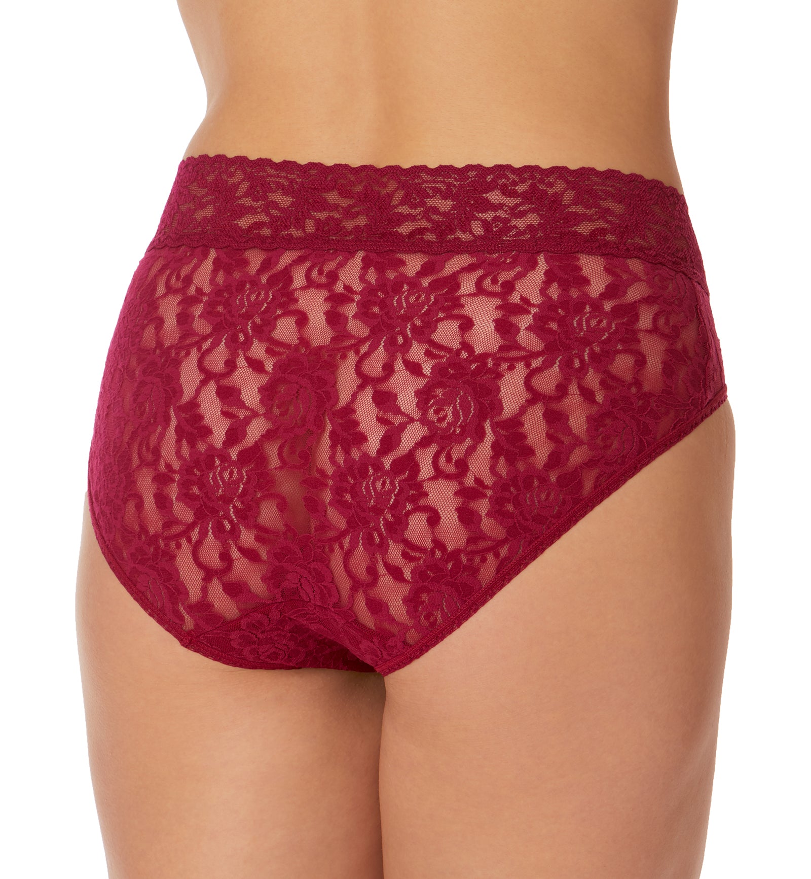 Hanky Panky Signature Lace French Brief (461),Small,Dark Pomegranate - Dark Pomegranate,Small