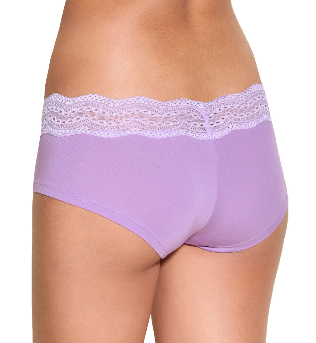 Cosabella Ceylon Modal Low Rise Hotpant (CEYMD0721),Small,Icy Violet - Icy Violet,Small