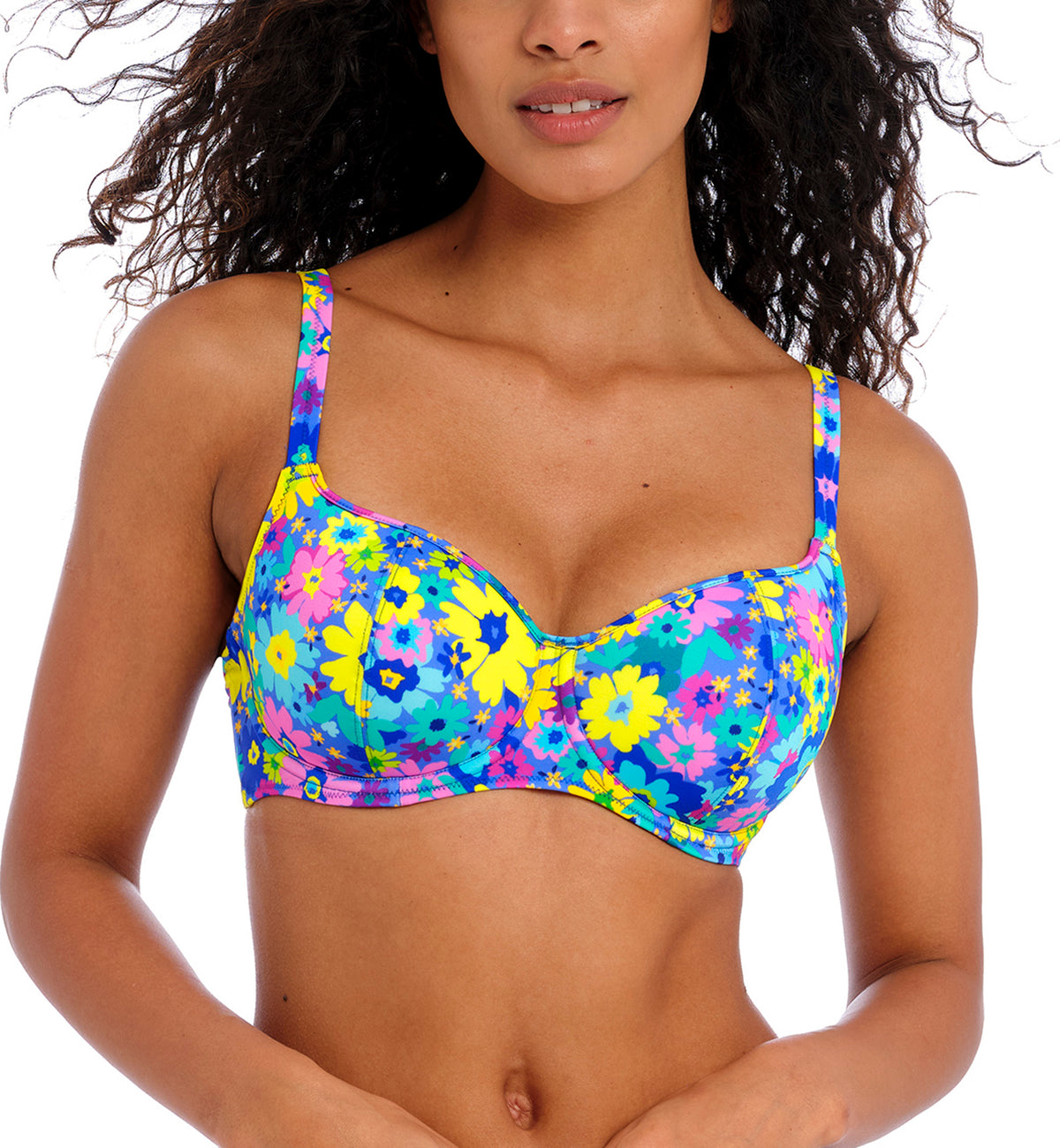 Freya Garden Disco Sweetheart Padded Underwire Bikini Top (204303)- Mu -  Breakout Bras
