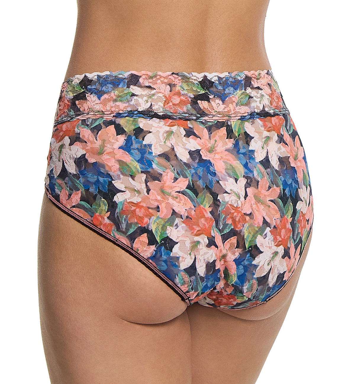 Hanky Panky Signature Lace Printed French Brief (PR461),Small,Wonderous - Wonderous,Small
