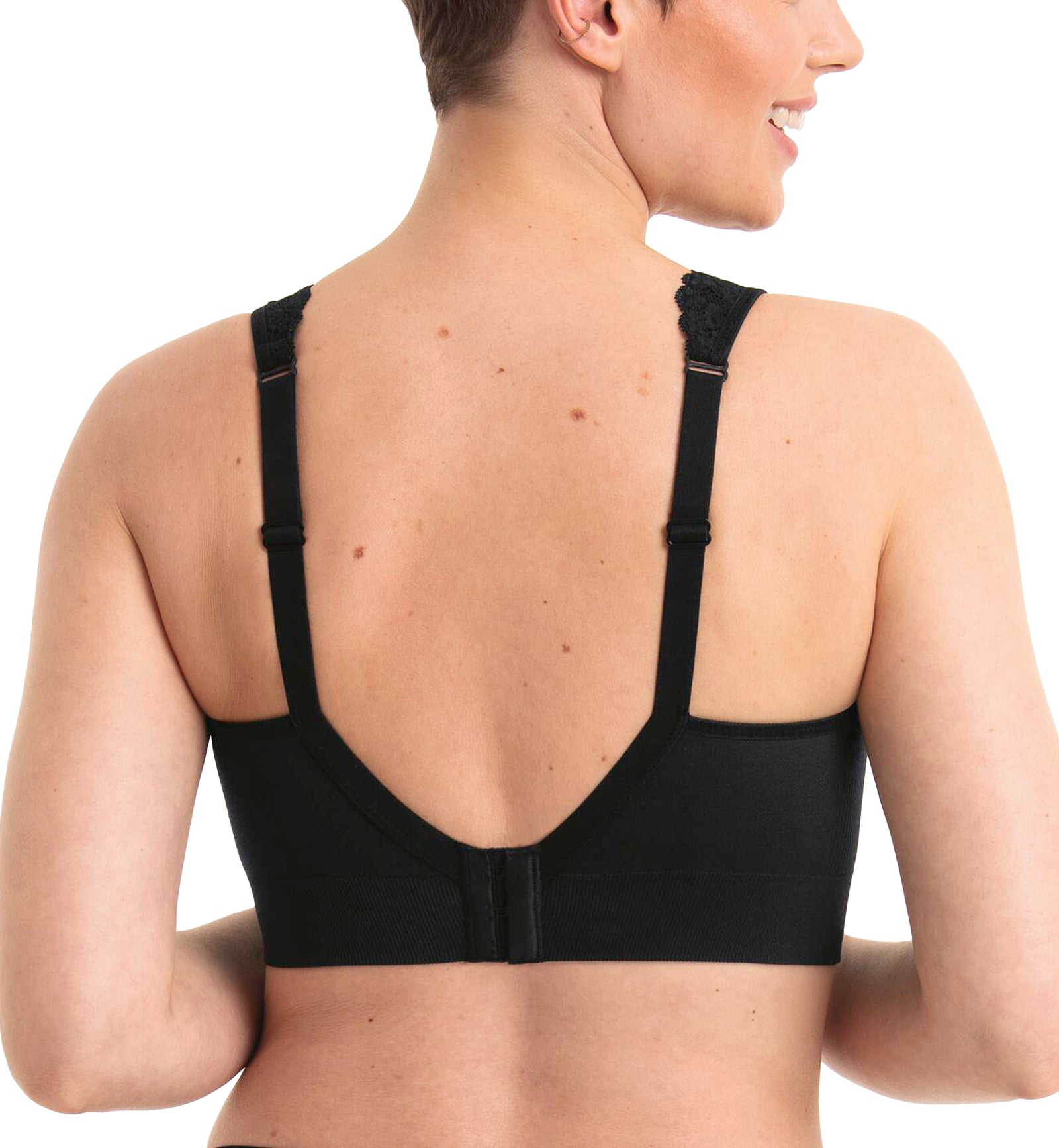 Anita Care Lotta Lace Pocketed Post Mastectomy Bra (5789X),XS,Black - Black,XS