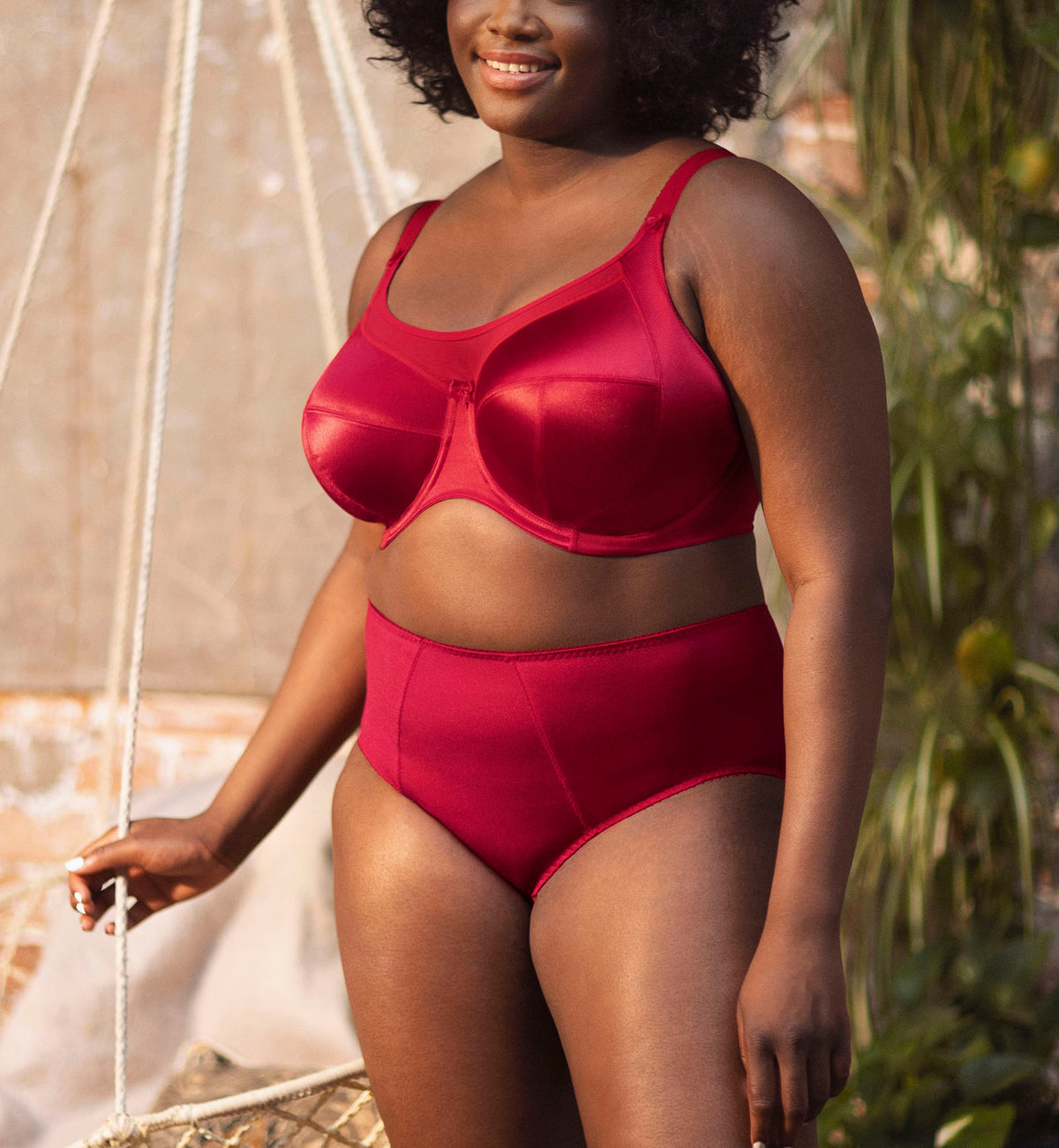 Goddess Keira Full Cup Underwire Bra (6091),36G,Crimson - Crimson,36G