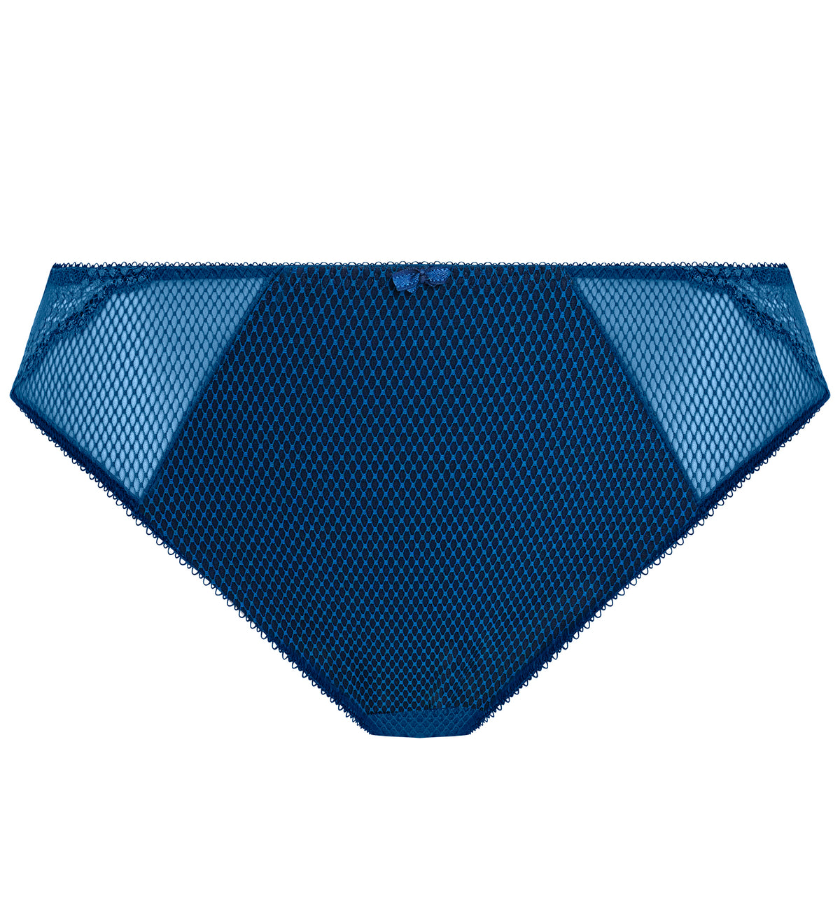 Elomi Charley Matching Stretch Lace Brazilian Brief (4385),Medium,Petrol - Petrol,Medium