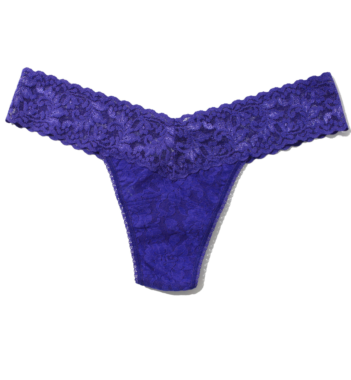 Hanky Panky Signature Lace Low Rise Thong (4911P),Violets Are Blue - Violets Are Blue,One Size