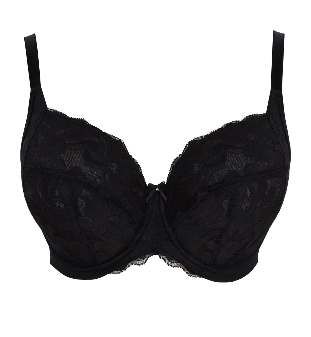 Panache Evangeline Full Cup Underwire Bra (11435),30E,Black - Black,30E