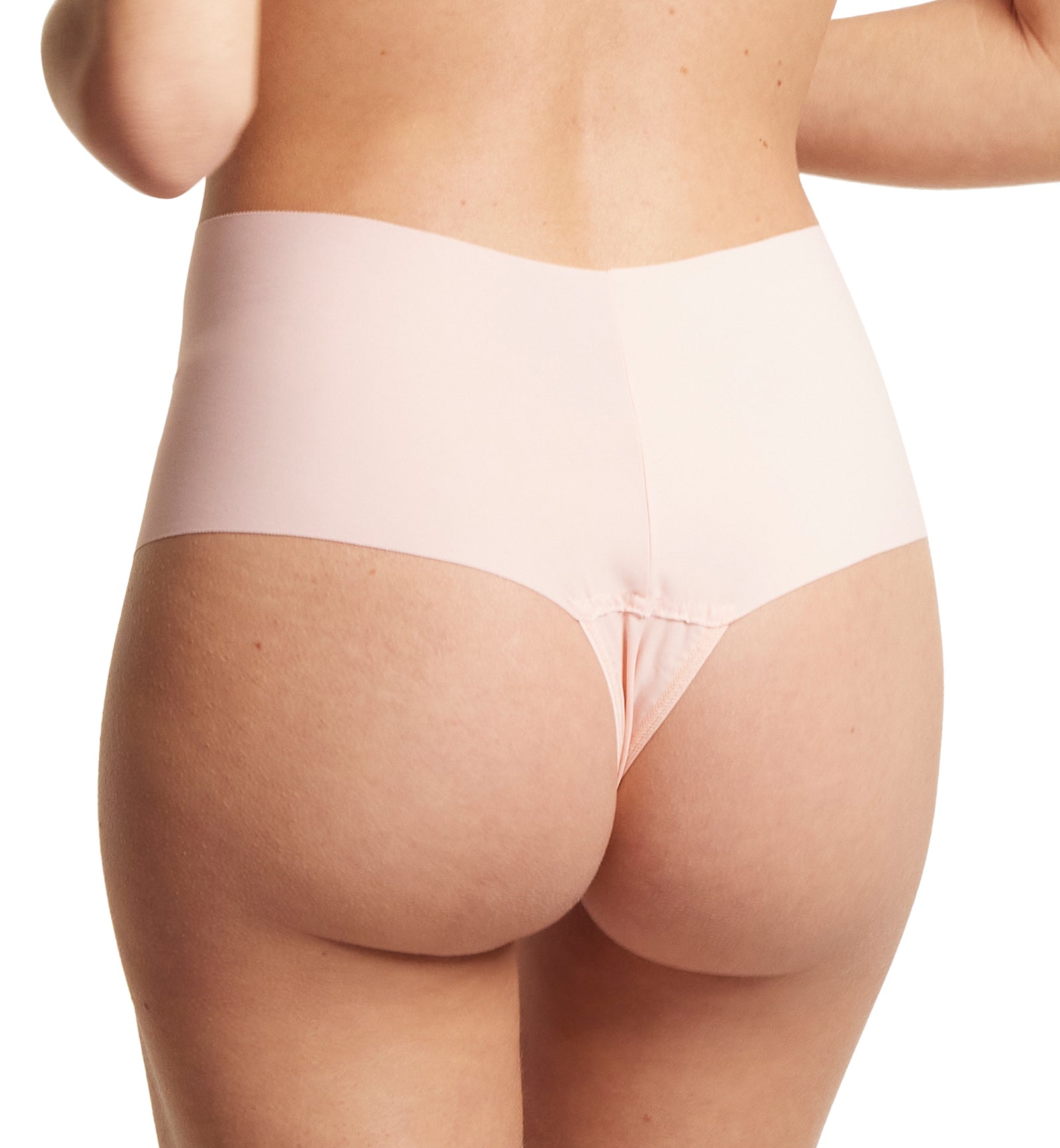 Hanky Panky BreatheSoft Hi-Rise Thong (6J1921B),Small,Sweet Nothing - Sweet Nothing,Small