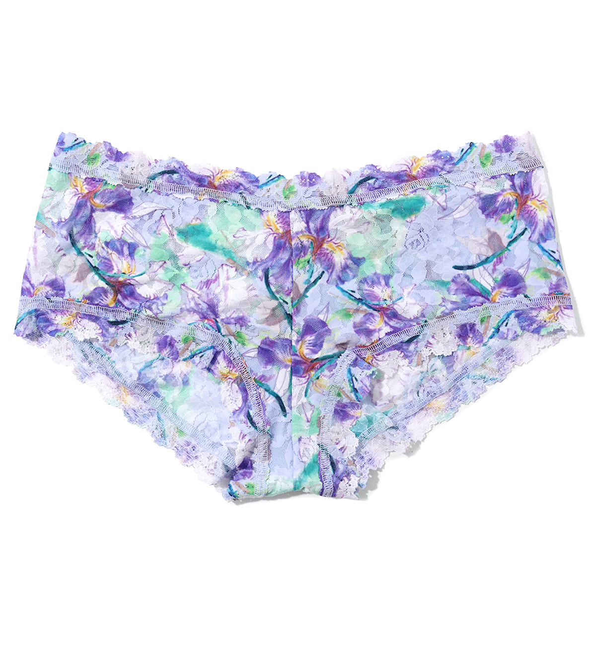 Hanky Panky Signature Lace Printed Boyshort (PR4812P),XS,Pleinair - Pleinair,XS