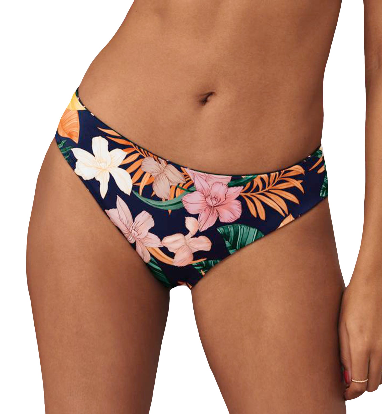 Anita Tropical Sunset Wanda Reversible Swim Bottom (8714-0),Small,Deep Lagoon - Deep Lagoon,Small