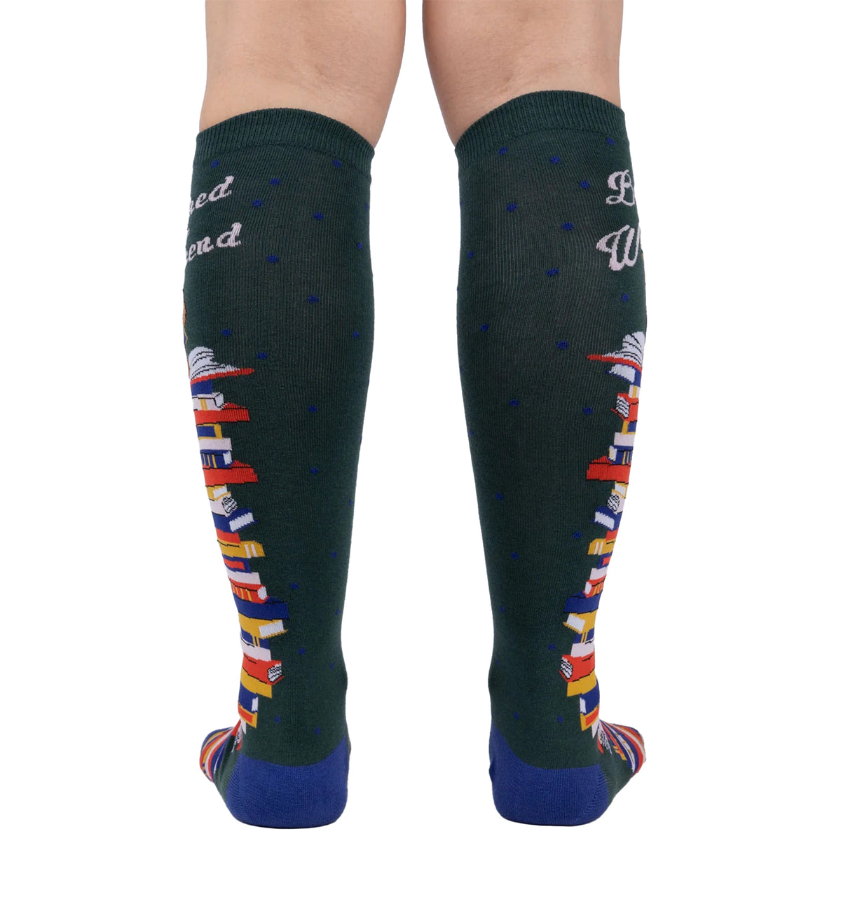 SOCK it to me Unisex Knee High Socks (F0517),Booked for the Weekend - Booked for the Weekend,One Size