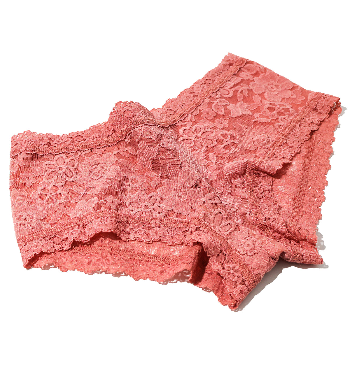 Hanky Panky Daily Lace Boyshort (771201P),XS,Antique Rose - Antique Rose,XS
