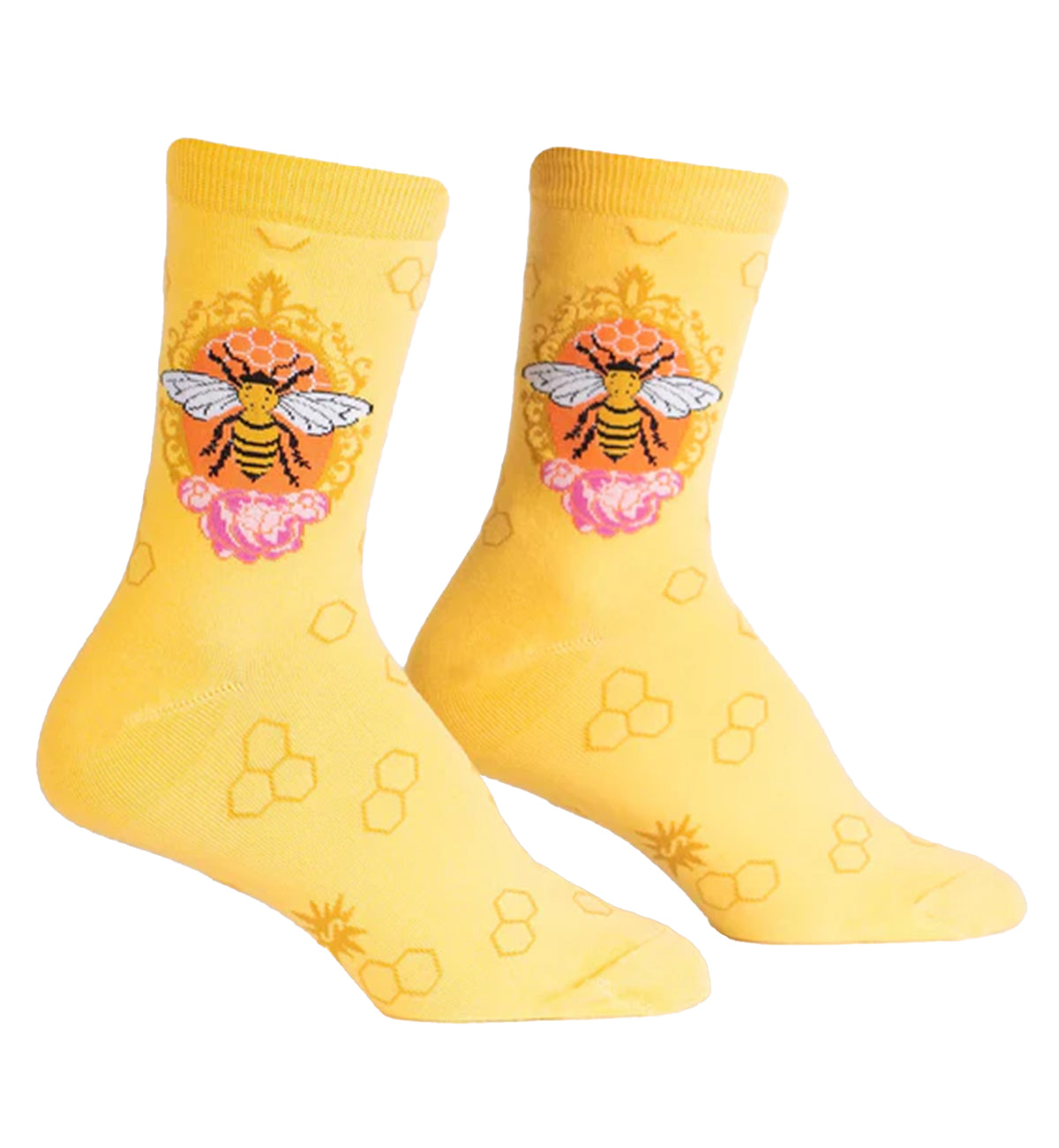 SOCK it to me Women's Crew Socks (w0254),Queen Bee - Queen Bee,One Size