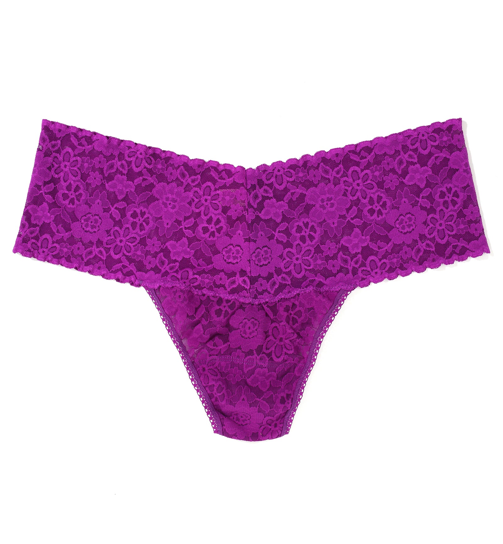 Hanky Panky Daily Lace Retro Thong PLUS (771922X),Aster Garland - Aster Garland,One Size