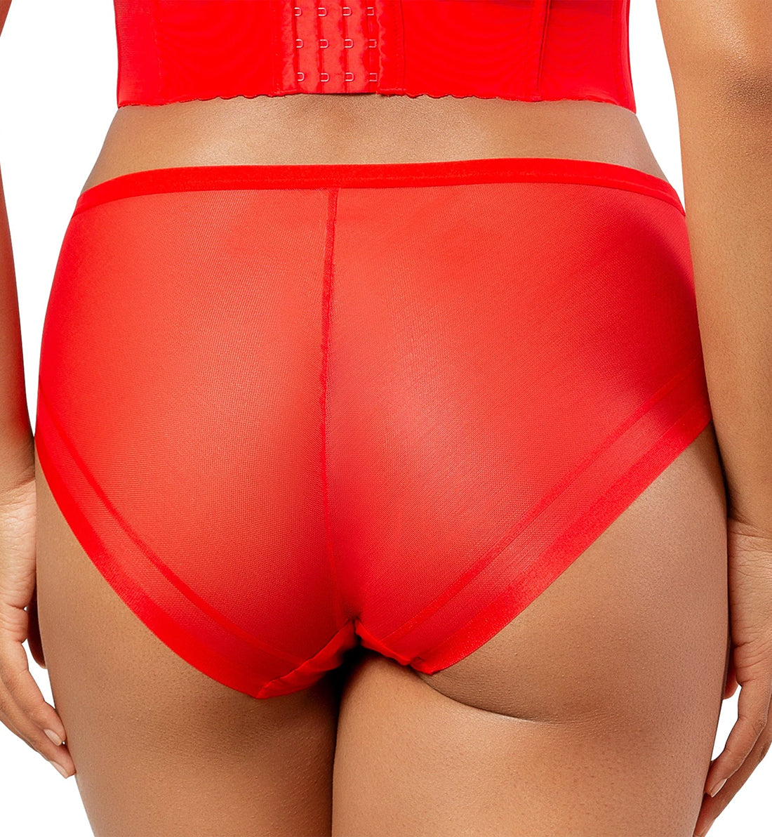 Parfait Shea Full Brief Panty (P60632),Small,Racing Red - Racing Red,Small