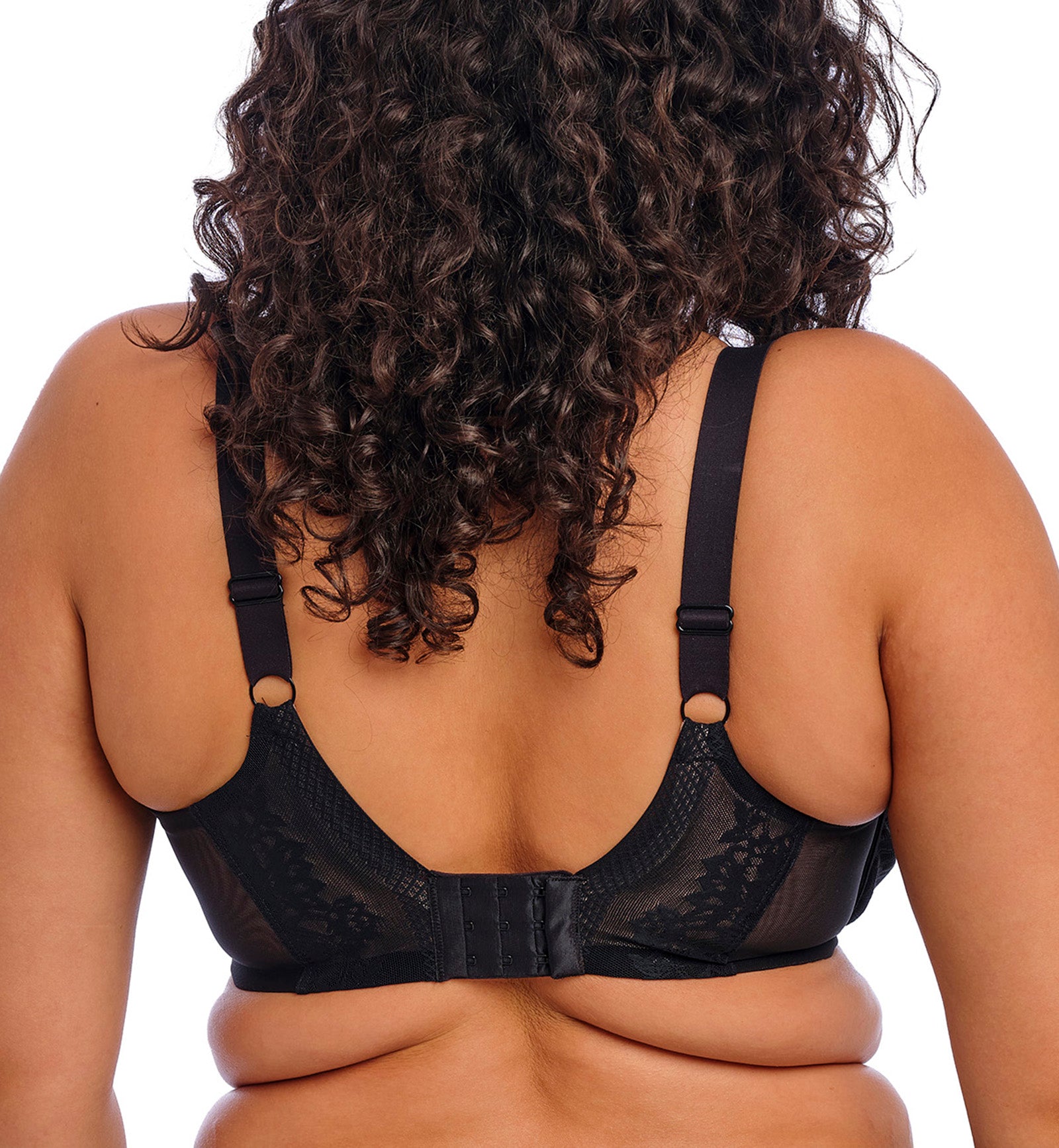 Elomi Nerina Spacer Seamless Molded Underwire Bra (302710),34G,Black - Black,34G