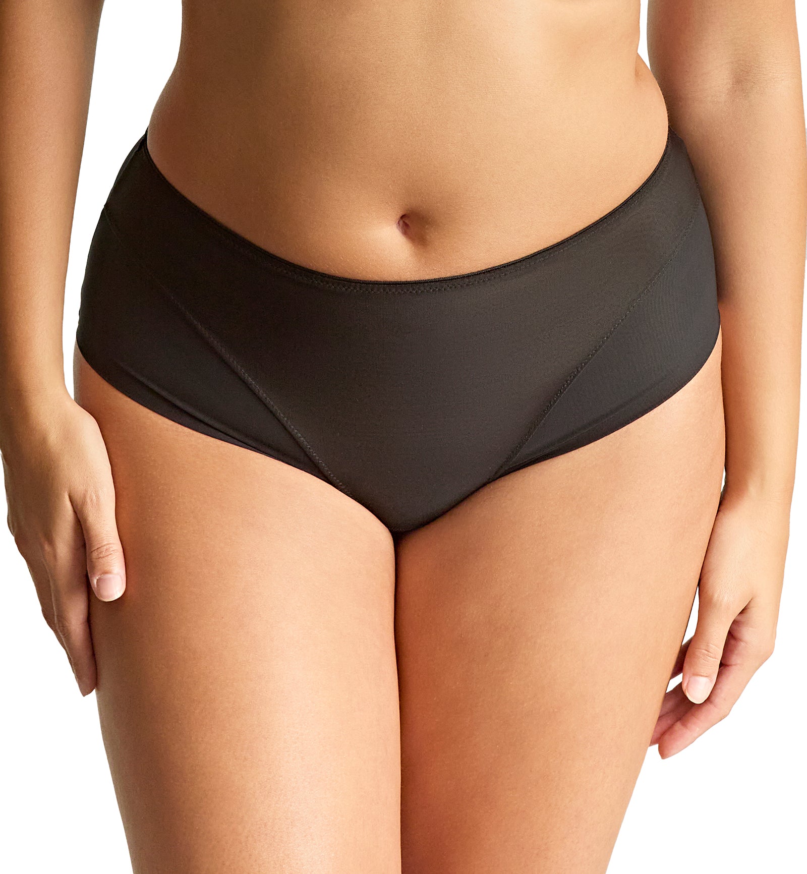 Panache Tango Essence Deep Brief (10963),XS,Black - Black,XS