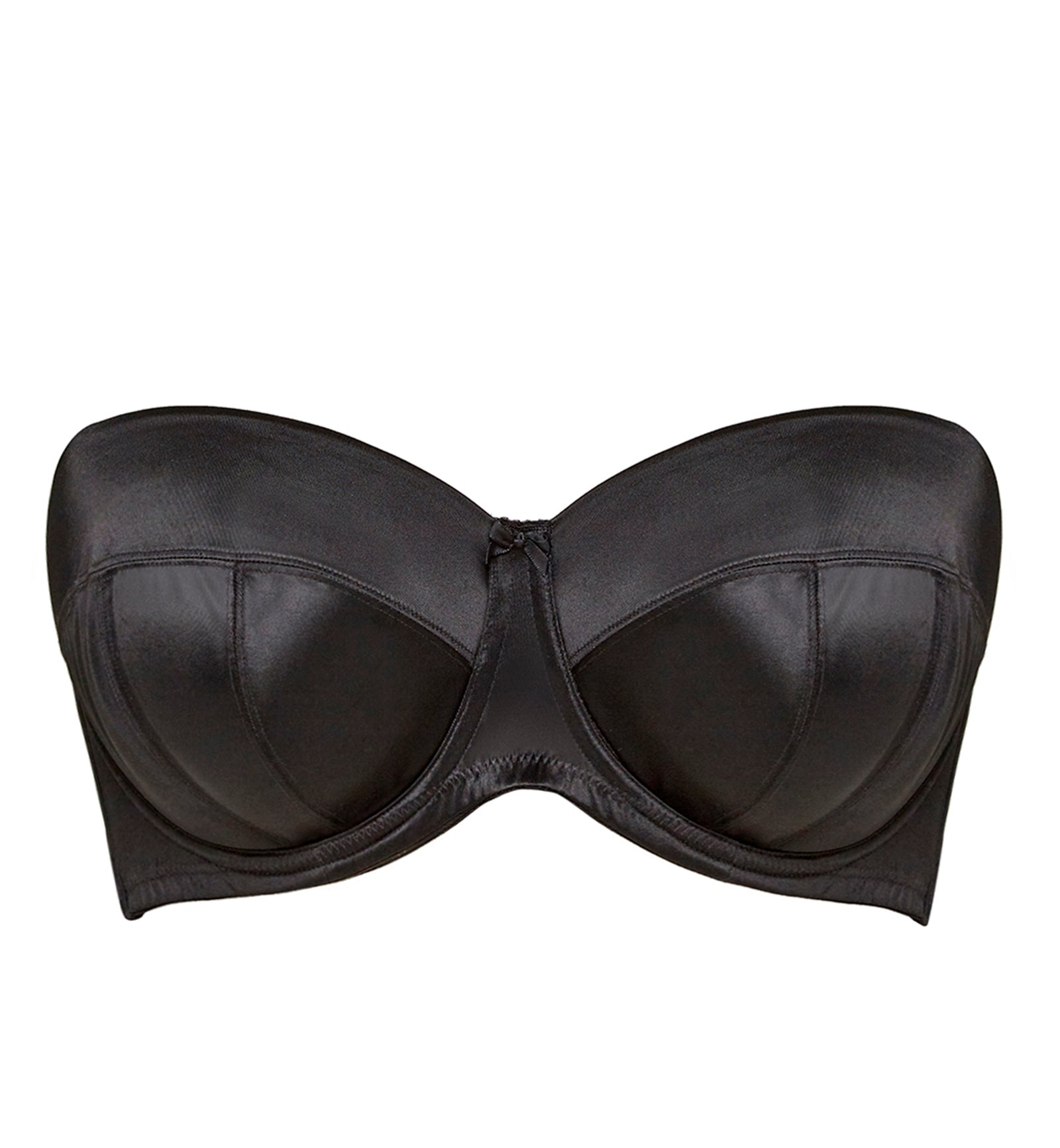 Sculptresse by Panache Dana Multiway Strapless Underwire Bra (9670),34FF,Black - Black,34FF