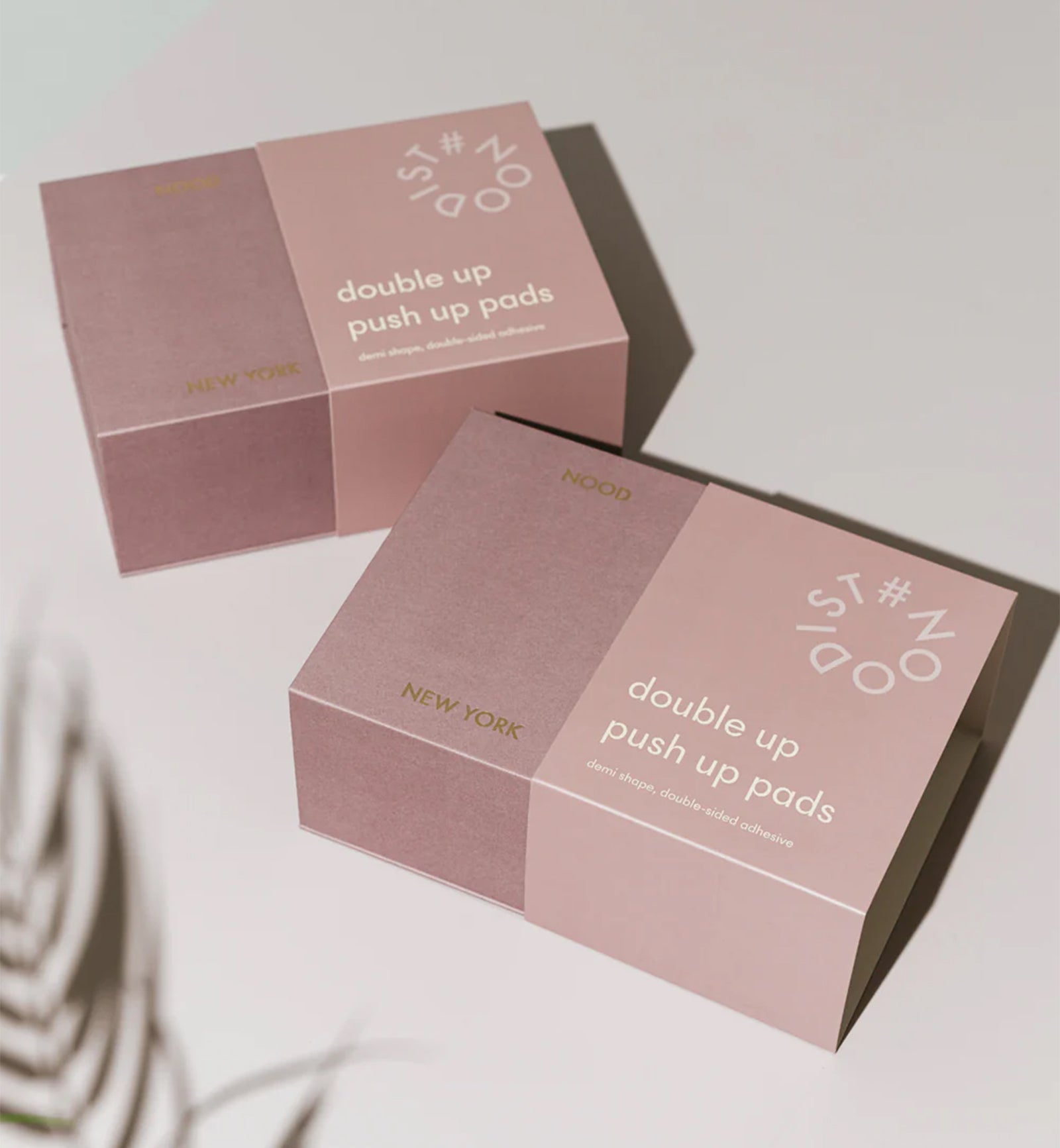 NOOD Double Up Volume Adhesive Push-Up Pads (Demi),A/B,Black Onyx - Black Onyx,A/B cups