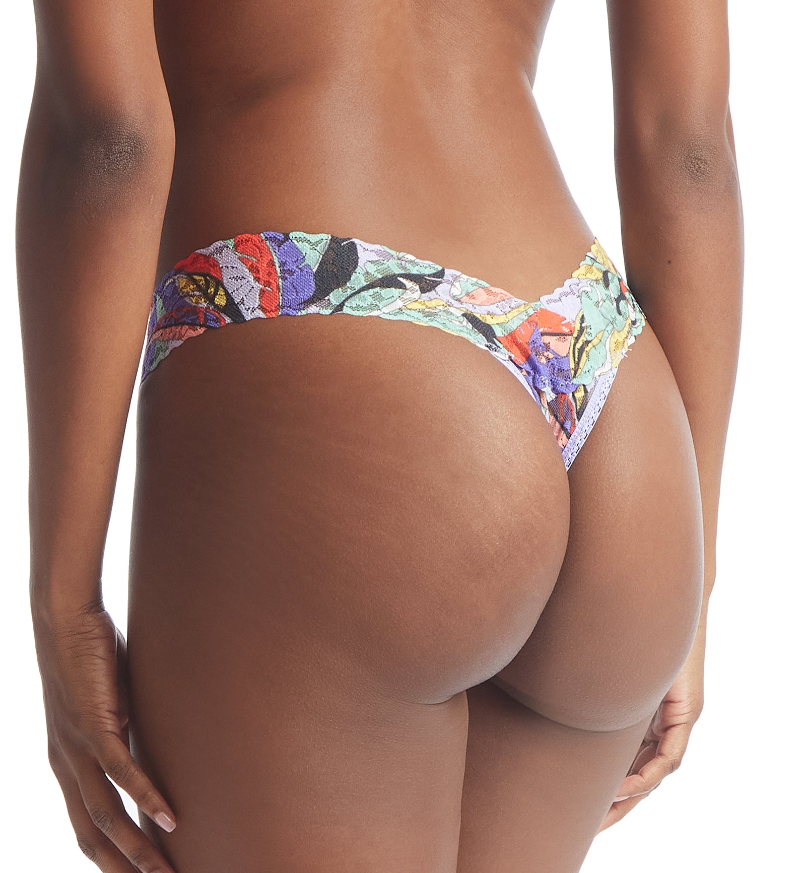 Hanky Panky Daily Lace Low Rise Thong (PR771001P),Summer Solstice - Summer Solstice,One Size