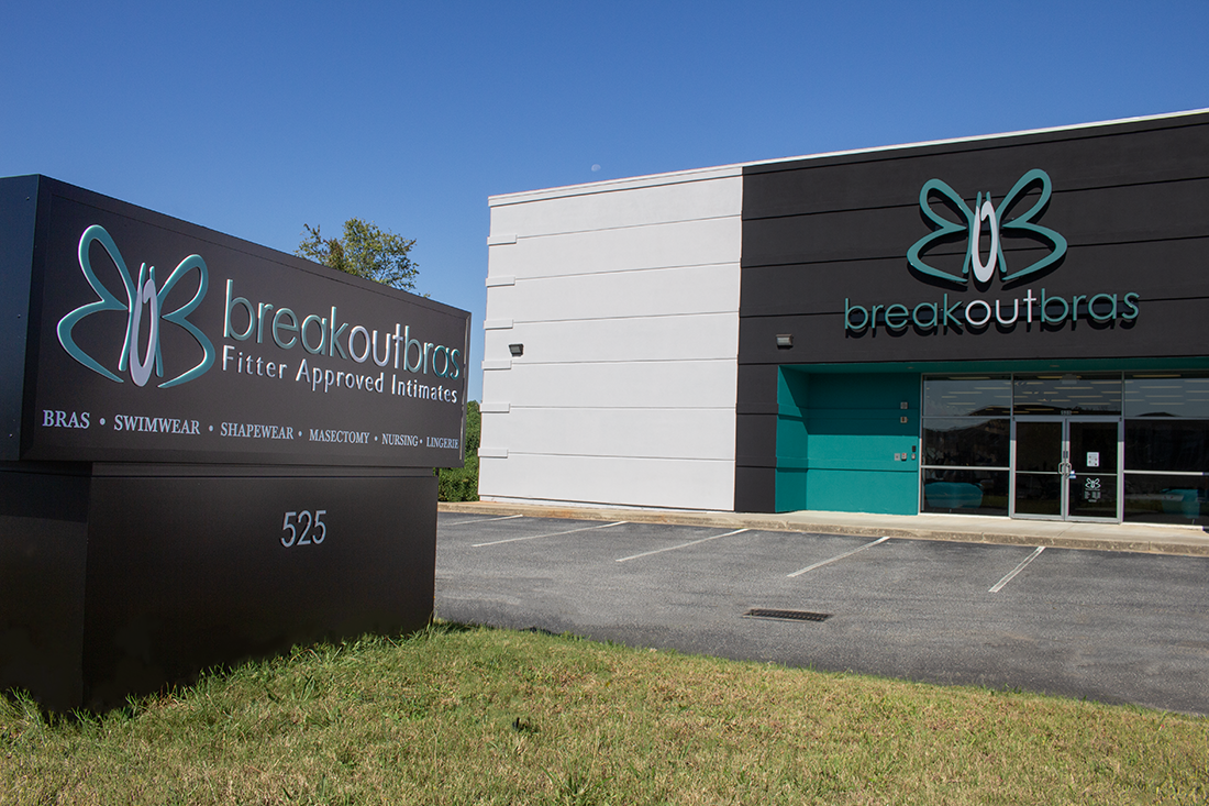 Breakout Bras, lingerie store in Greenville