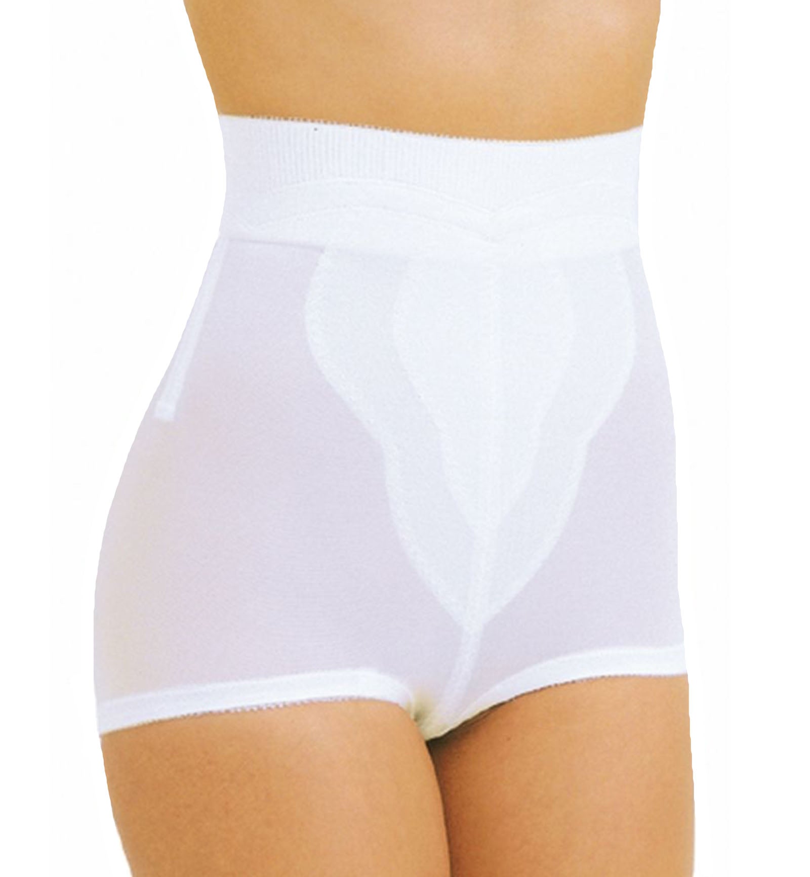 Rago Medium Control High Waist Shaping Panty (6296),Small,White - White,Small