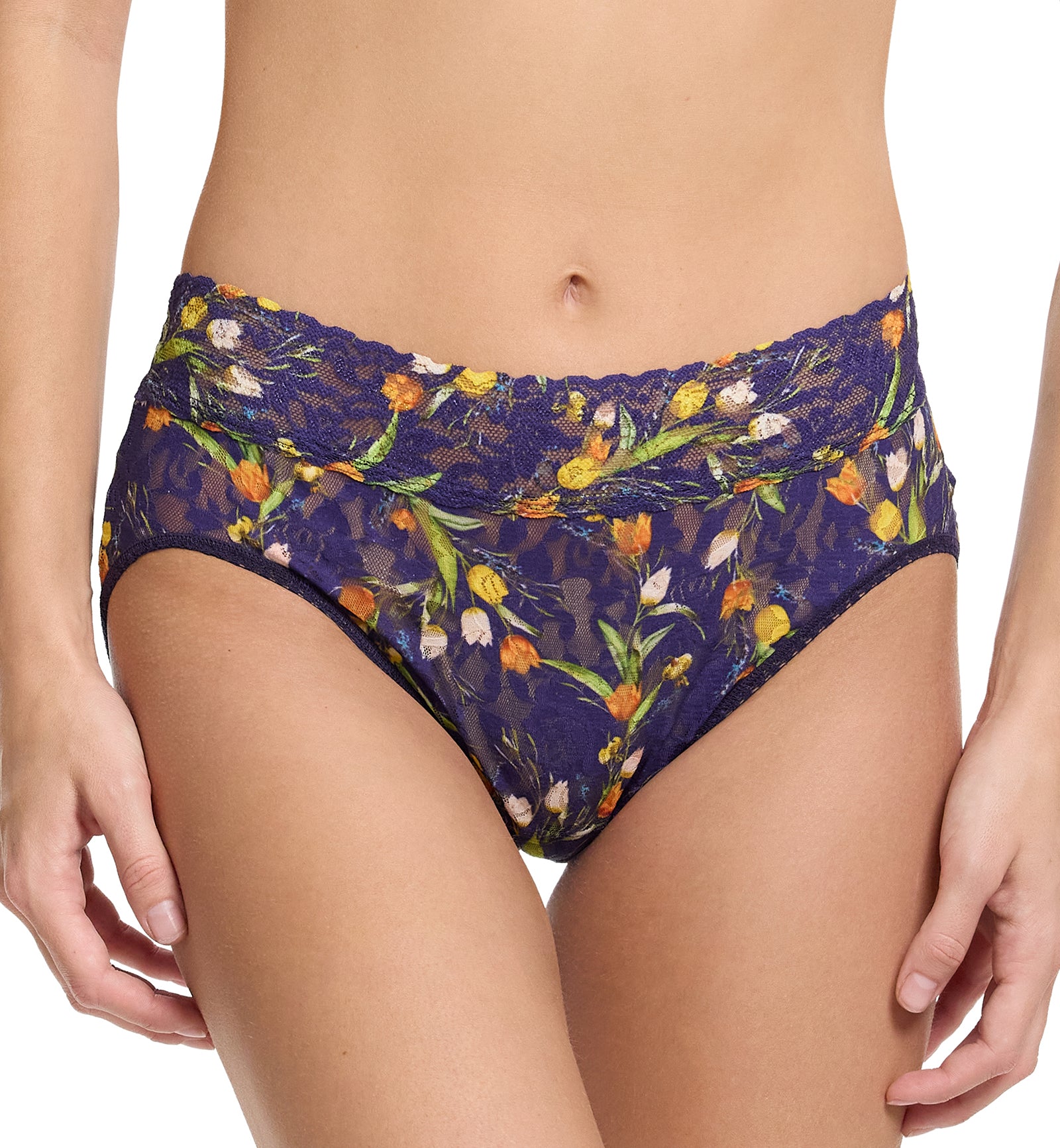 Hanky Panky Signature Lace Printed French Brief (PR461),Small,Central Park - Central Park,Small
