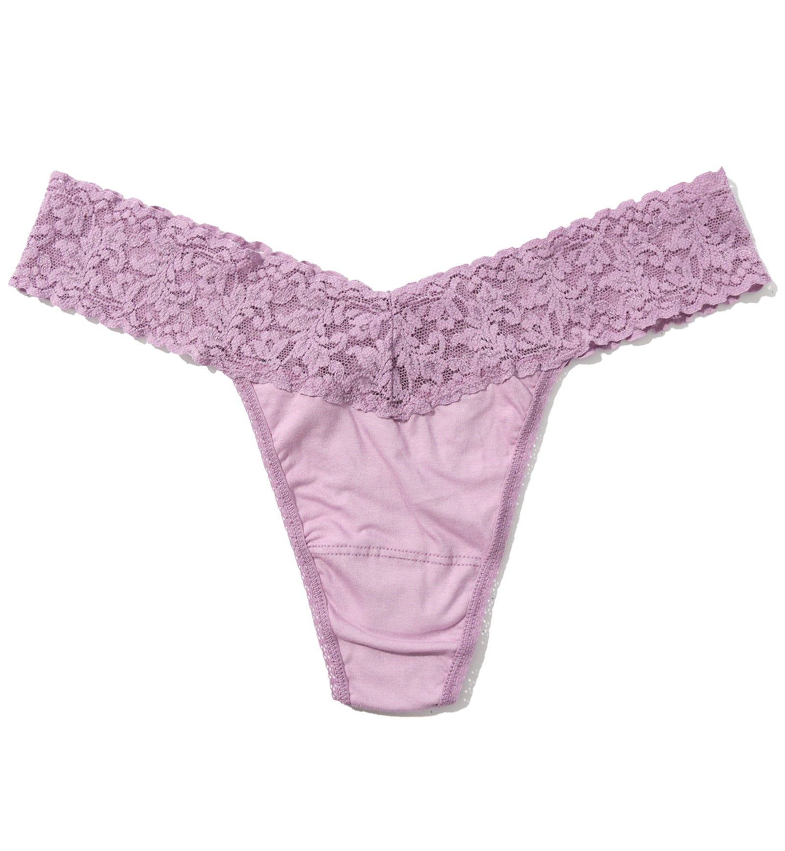 Hanky Panky Cotton Original Rise Thong (891801P),Water Lily - Water Lily,One Size