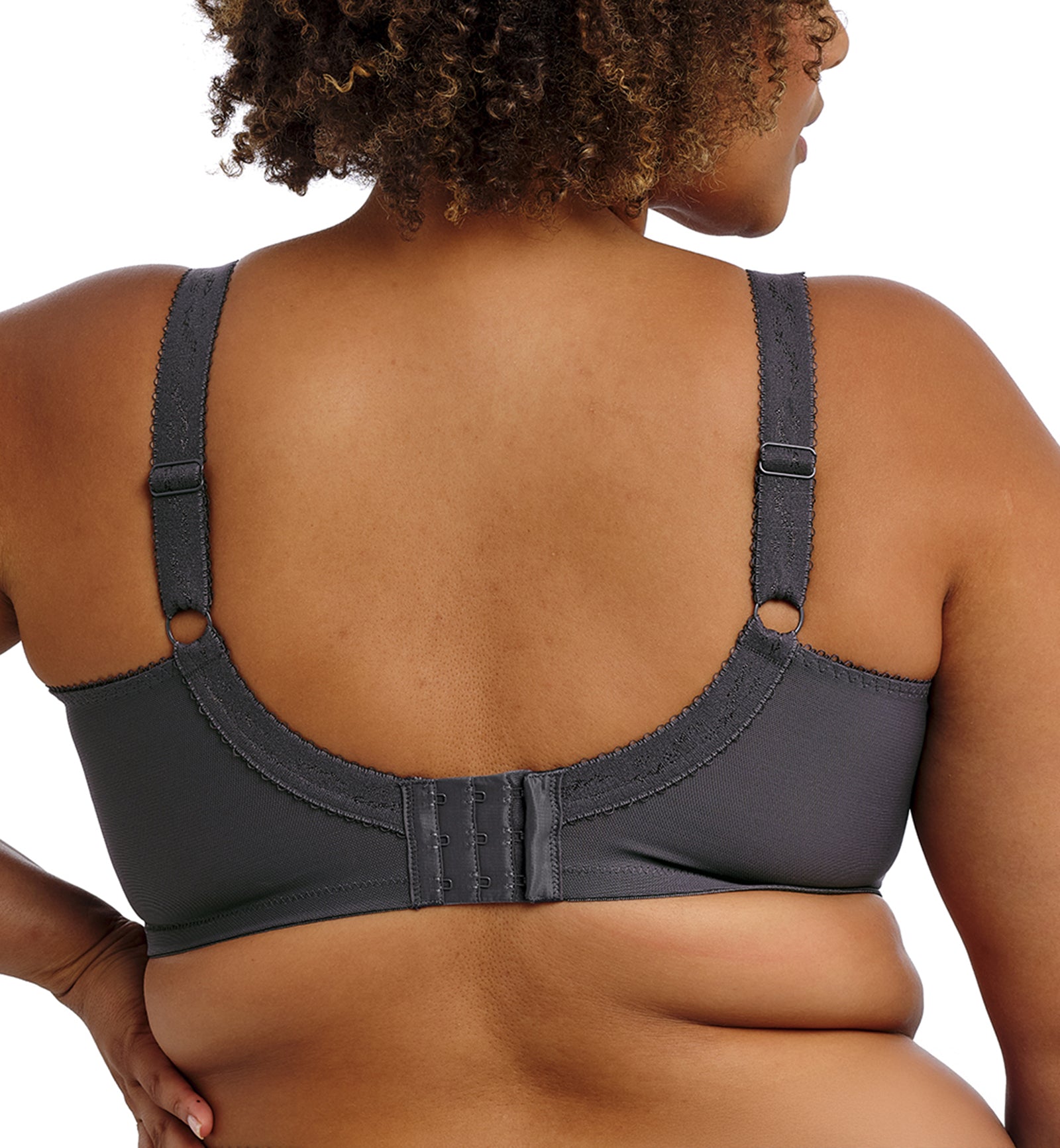 Goddess Kayla Support Underwire Bra (6162),34I,Charcoal - Charcoal,34I