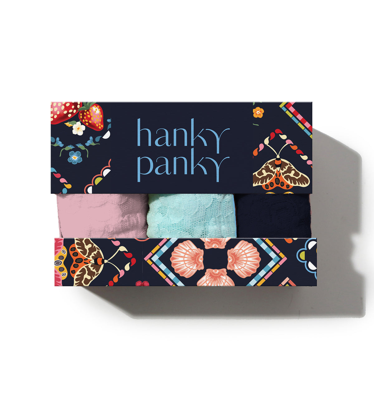 Hanky Panky 3-PACK Signature Lace Original Rise Thong (48113PK),BNCP - BNCP,One Size