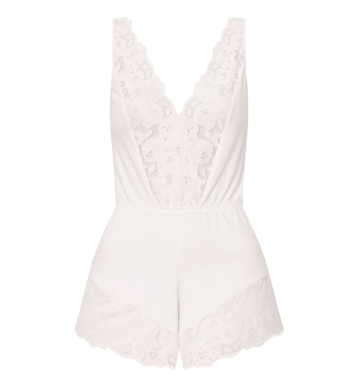 Cosabella Romanza Sleep Romper (ROMAN2211),Small,Moon Ivory - Moon Ivory,Small