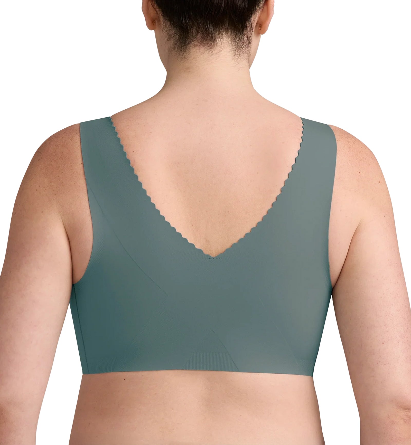 Evelyn & Bobbie EVELYN Deep V-Neck Bralette (1834),Small,Celestine - Celestine,Small