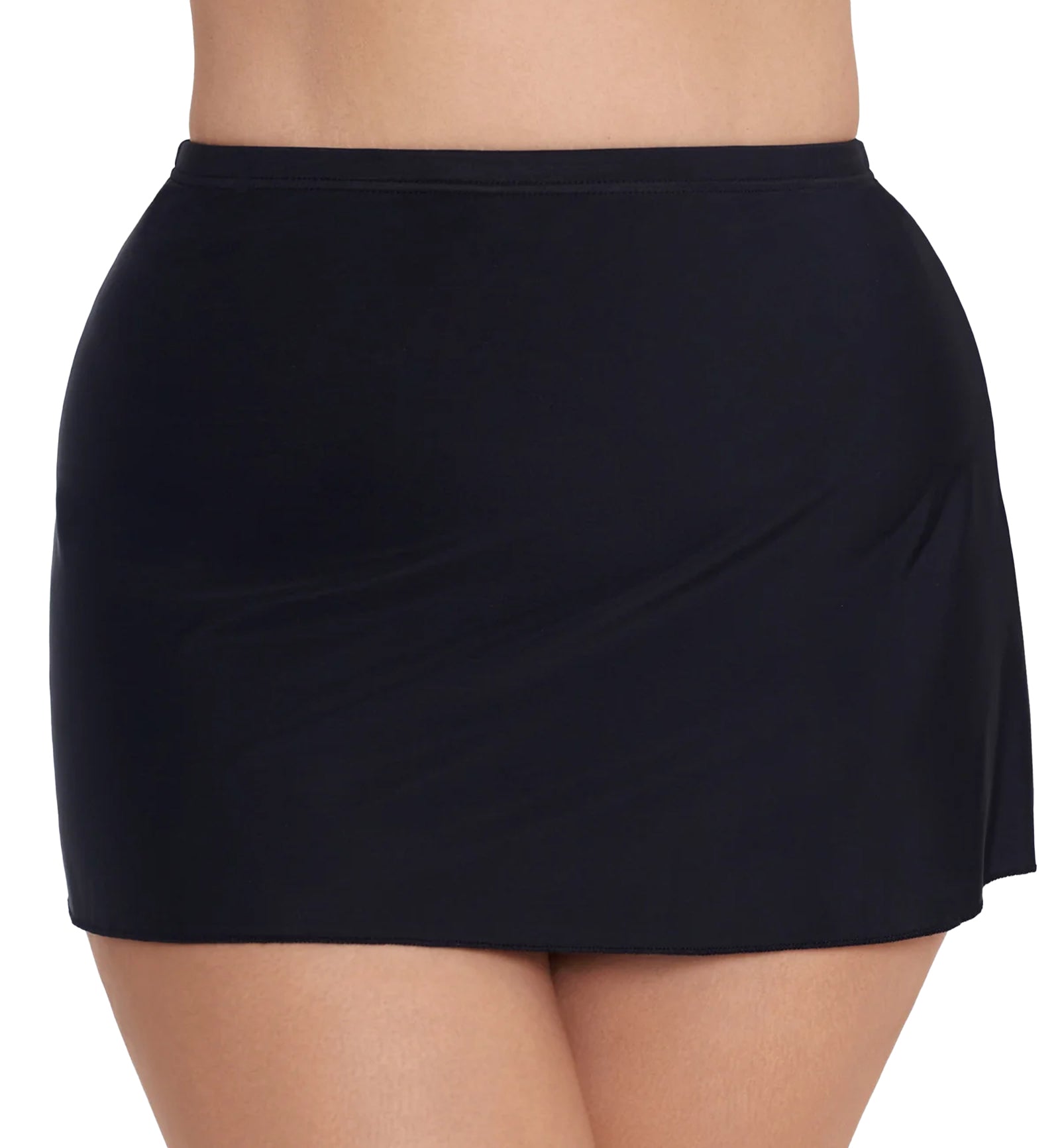 Miraclesuit Plus Size Swim Skirt (6518803W),16,Black - Black,16W