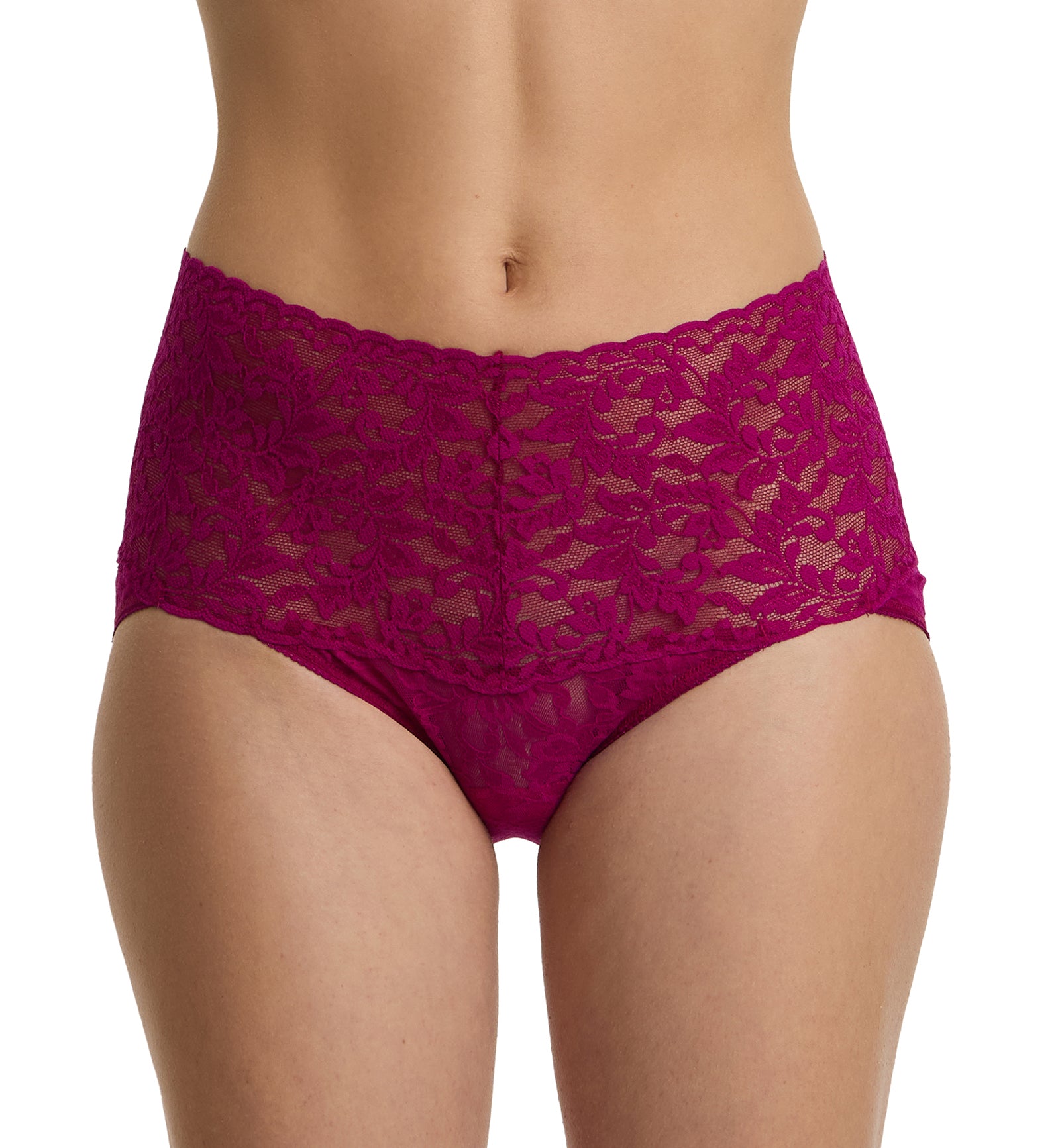Hanky Panky Retro Lace V-kini (9K2124),Small,From The Vine - From The Vine,Small