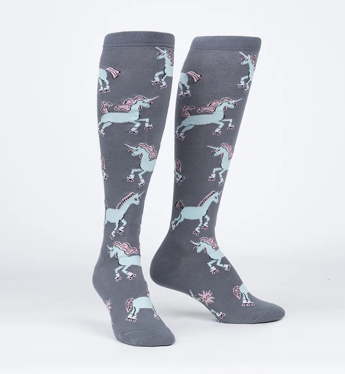 SOCK it to me Unisex Knee High Socks (f0543),Rolling With My Ponies - Rolling With My Ponies,One Size