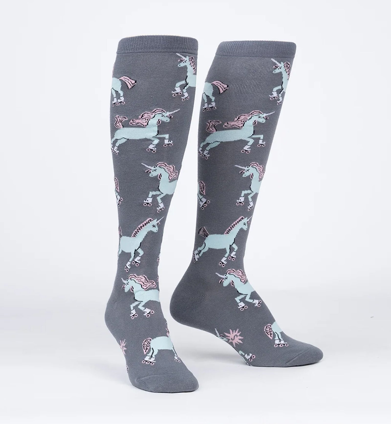 SOCK it to me Unisex Knee High Socks (f0543),Rolling With My Ponies - Rolling With My Ponies,One Size