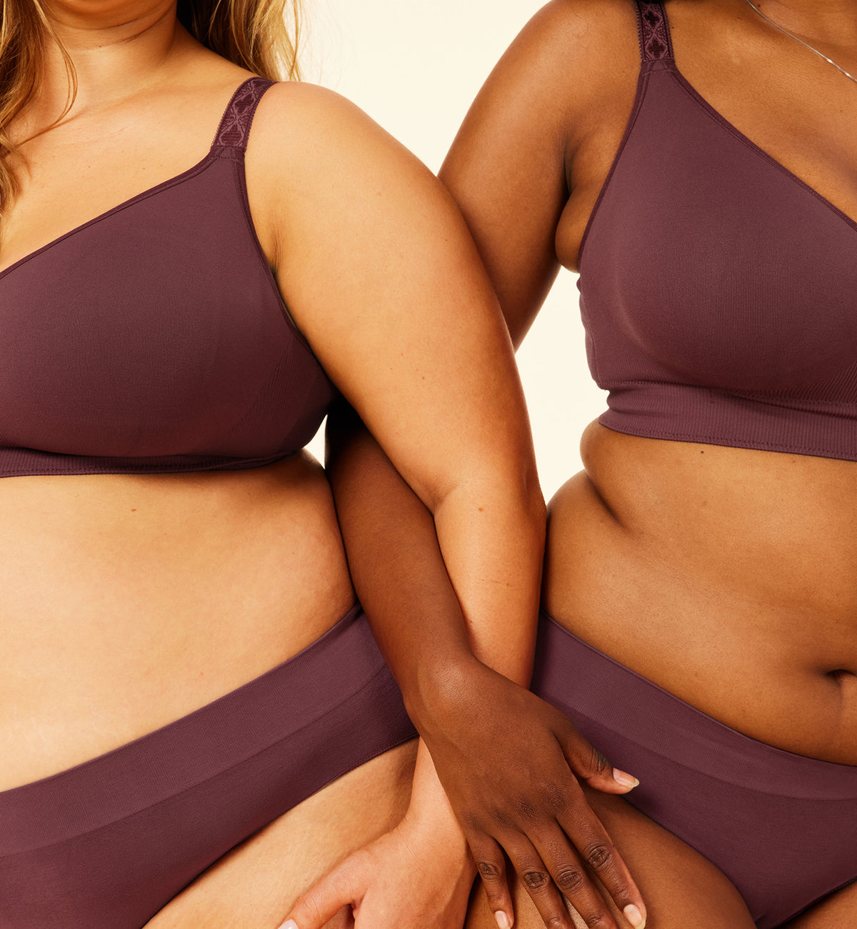 Sugar Candy by Cake Seamless Basic Everyday Softcup Bra (28-8005),Small,Plum - Plum,Small