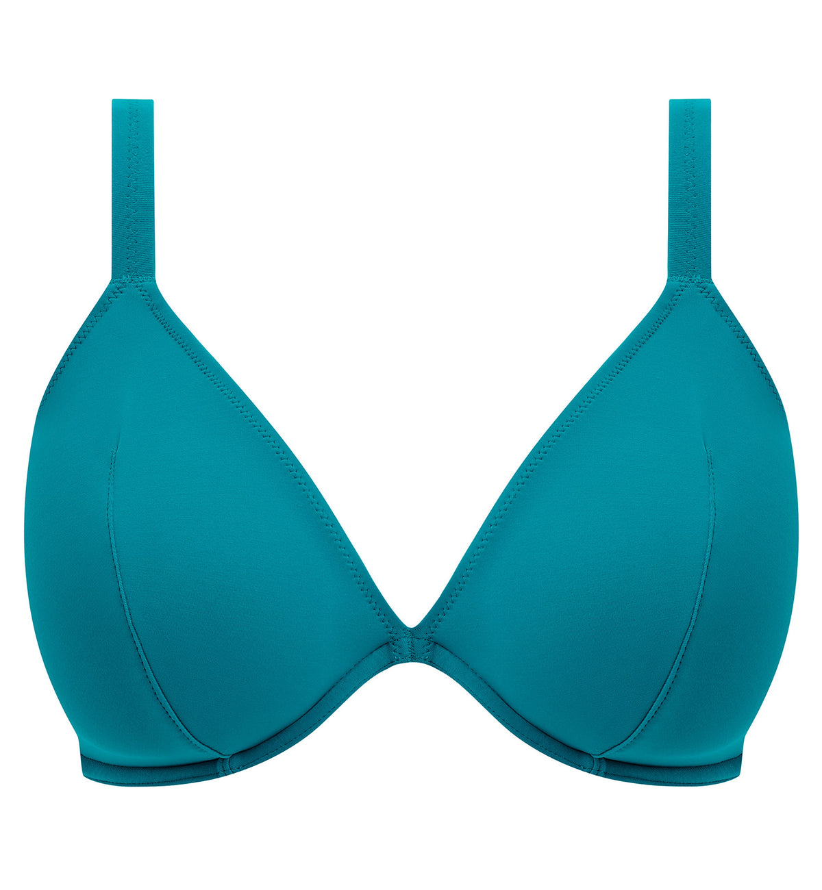 Freya Jewel Cove Underwire Plunge Bikini Top (7226),30D,Plain Moonstone - Plain Moonstone,30D