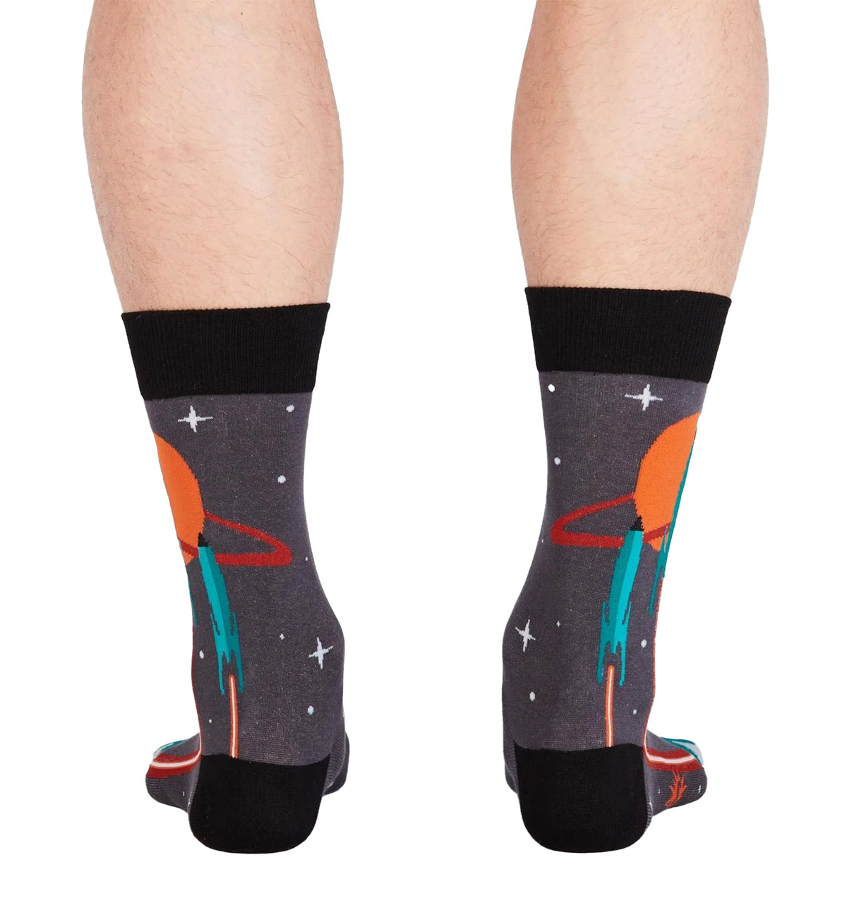 SOCK it to me Men's Crew Socks (mef0289),Launch From Earth - Launch From Earth,One Size