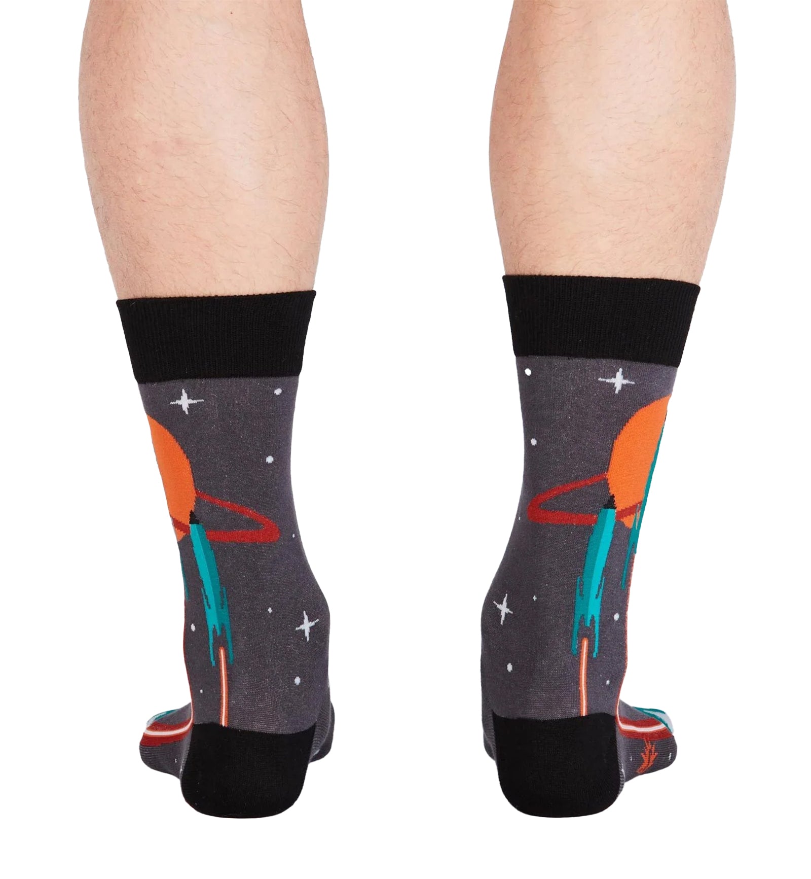SOCK it to me Men's Crew Socks (mef0289),Launch From Earth - Launch From Earth,One Size