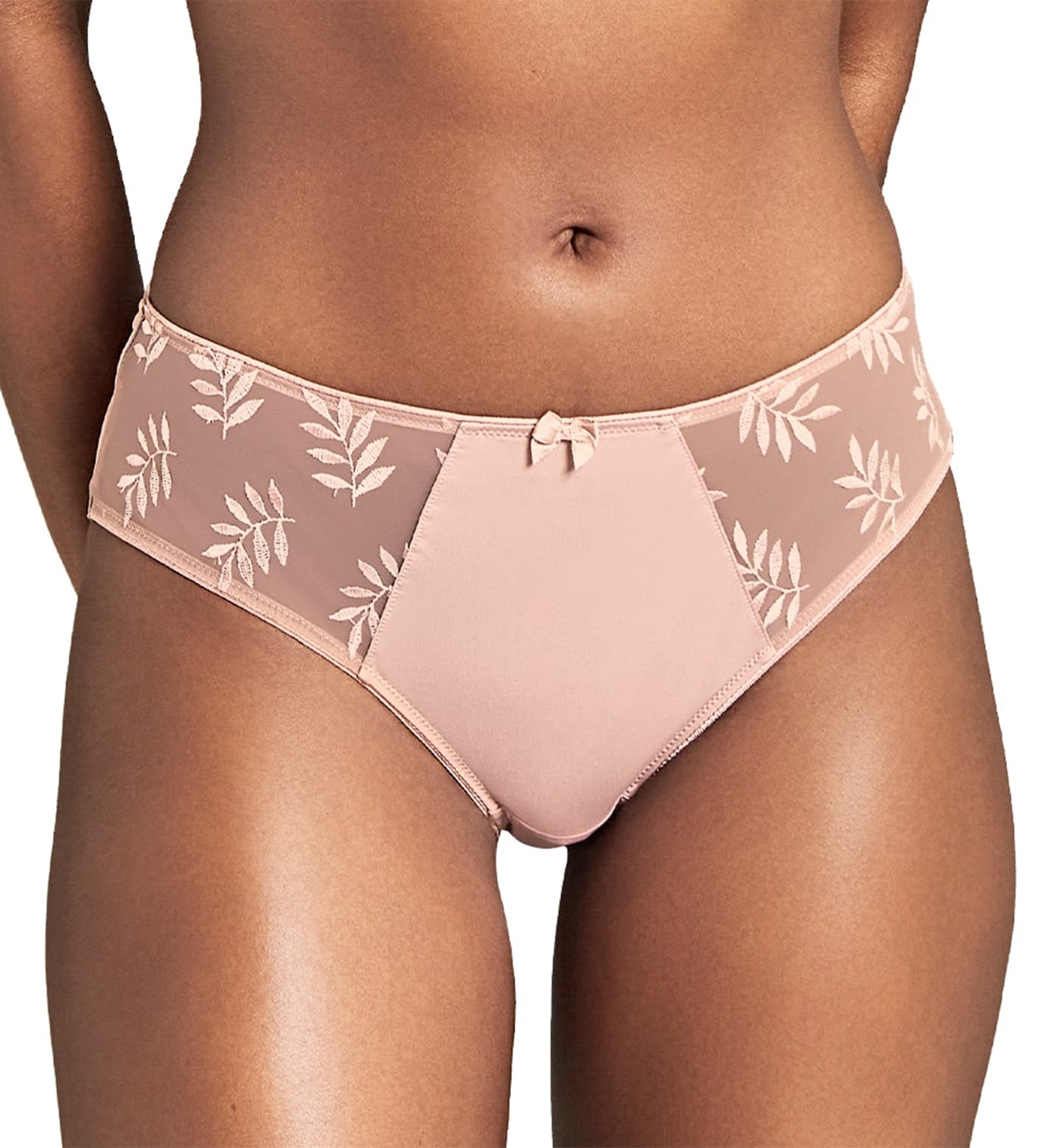 Panache Tango Matching Brief (9073),Small,Rose Dust - Rose Dust,Small