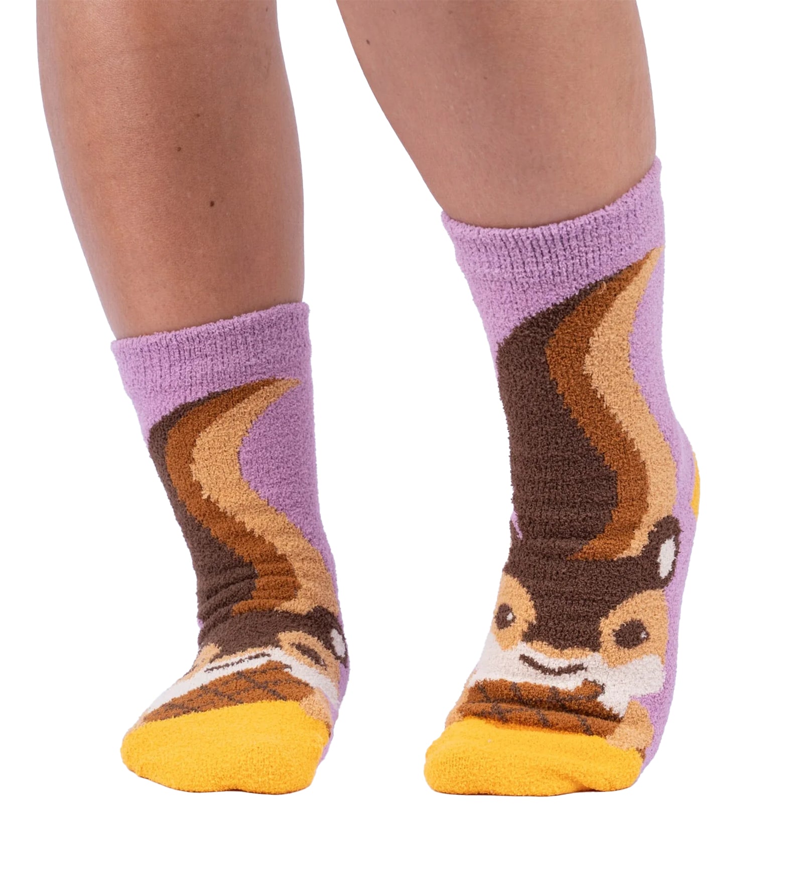 SOCK it to me Slipper Socks (CZ0009),I'm Nuts About You - I'm Nuts About You,One Size