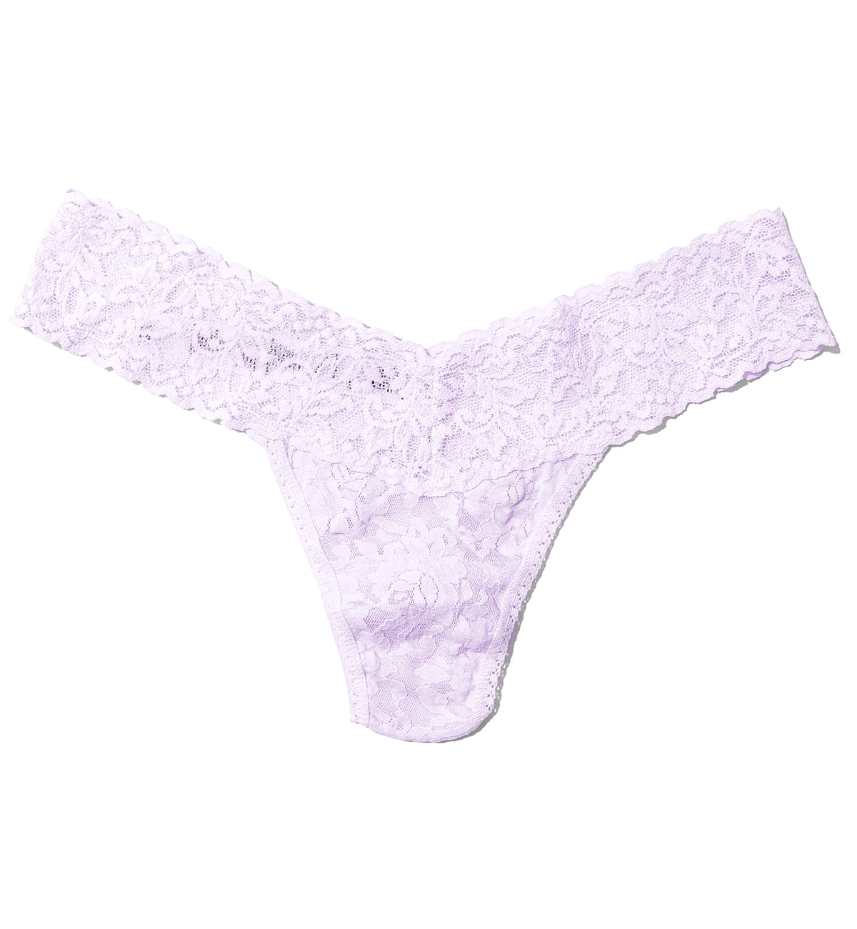 Hanky Panky Signature Lace Low Rise Thong (4911P),Lovely Lilac - Lovely Lilac,One Size